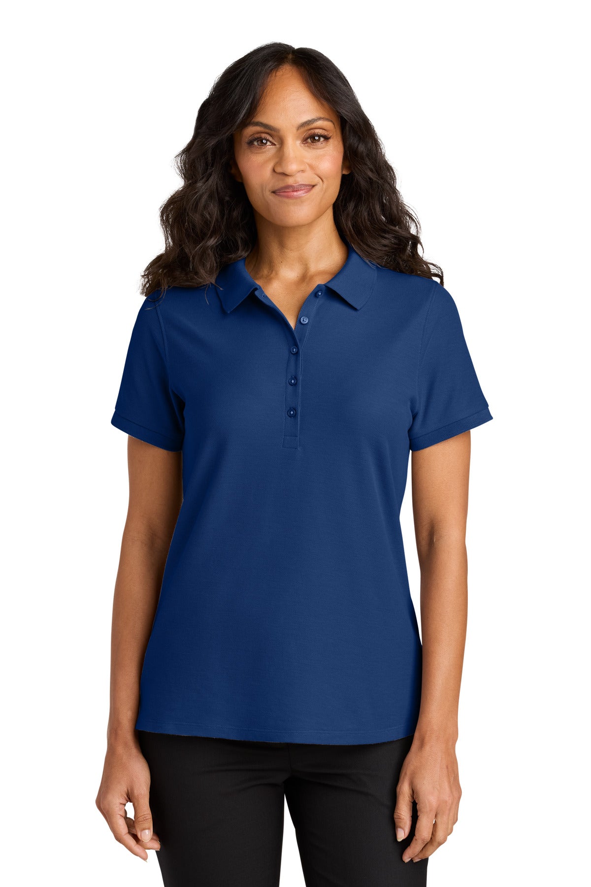Custom Royal Women's Wearever Signature Pique Polo LK200, personalized by SanCanDo Swag in Argyle, TX