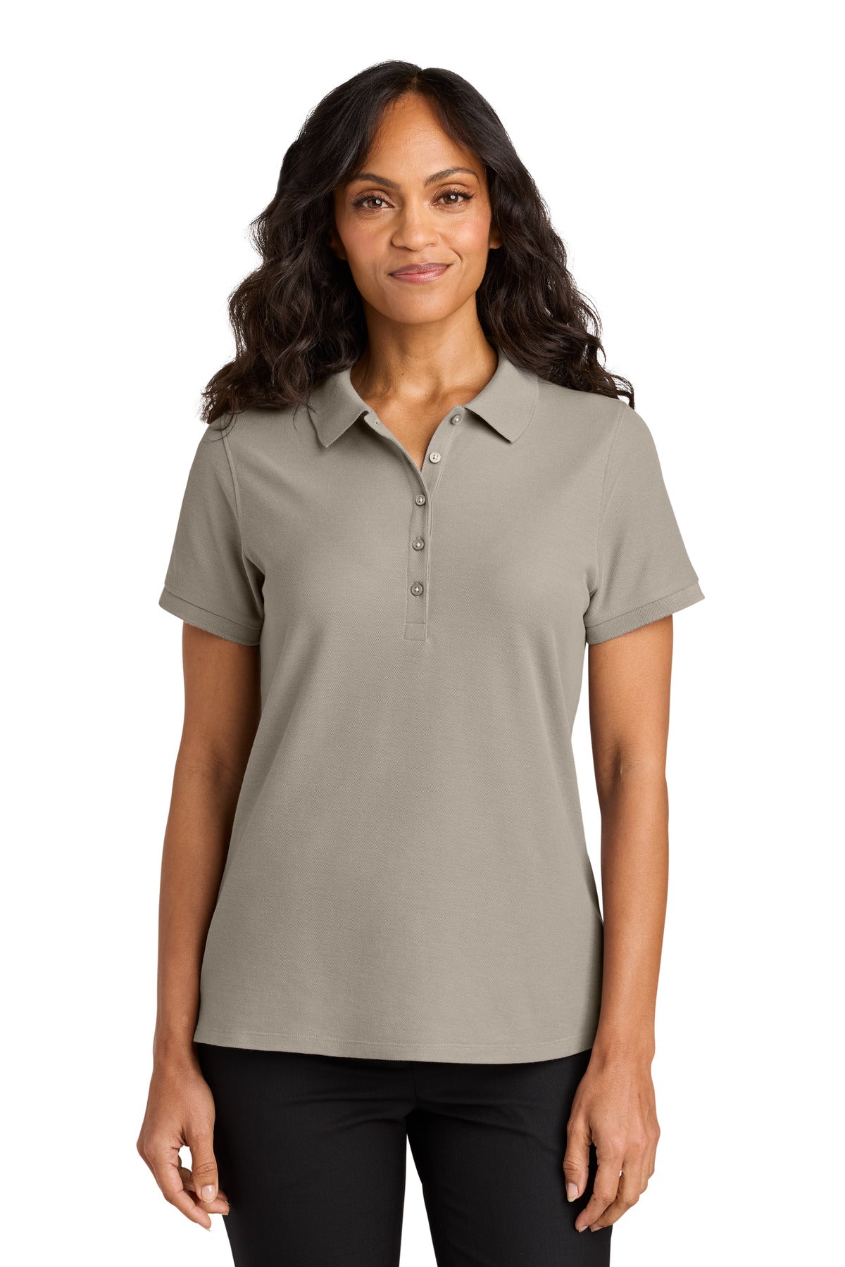 Custom Sahara Women's Wearever Signature Pique Polo LK200, personalized by SanCanDo Swag in Argyle, TX