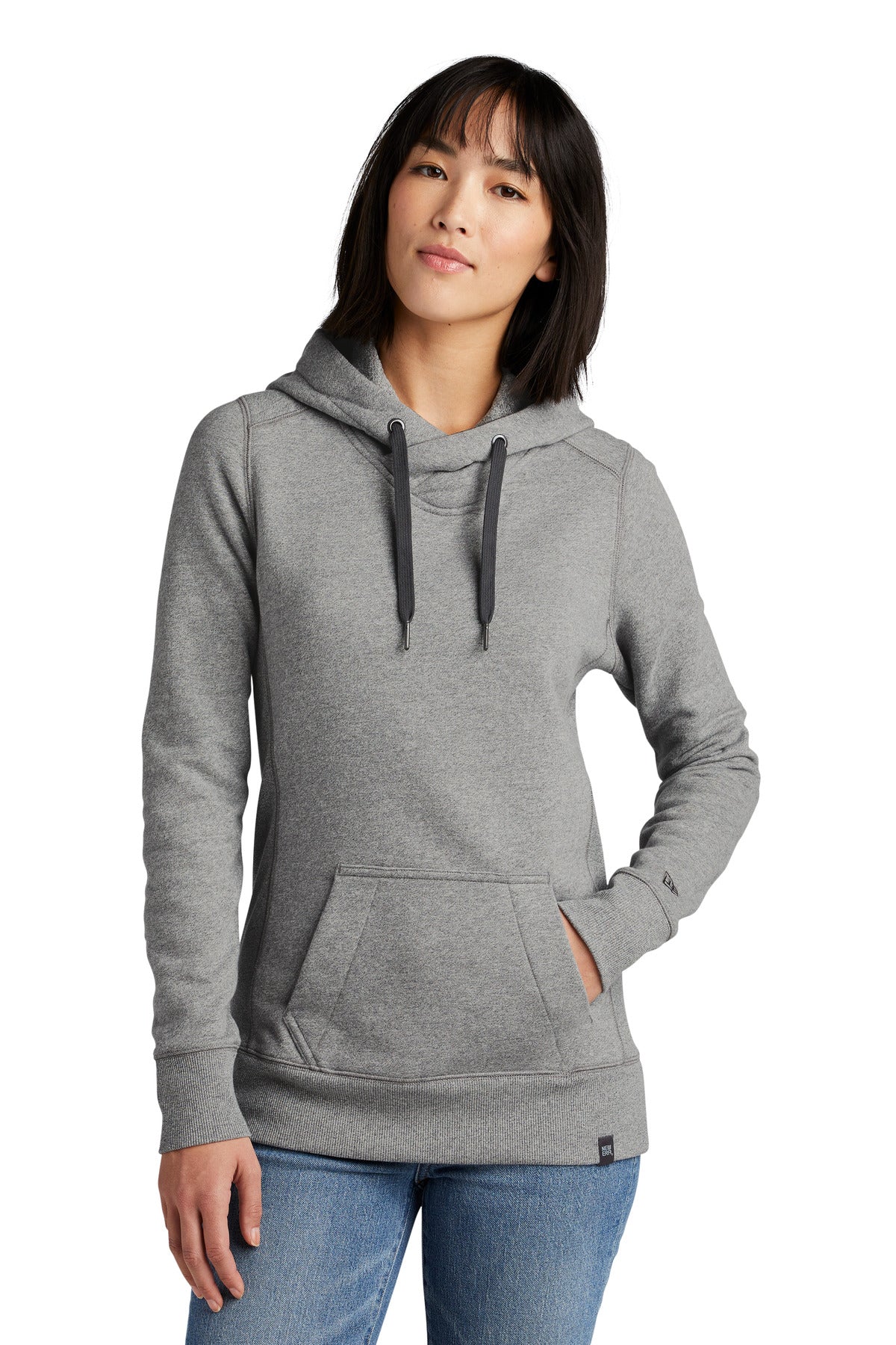 Custom Light Graphite Twist Women's French Terry Pullover Hoodie LNEA500, personalized by SanCanDo Swag in Argyle, TX