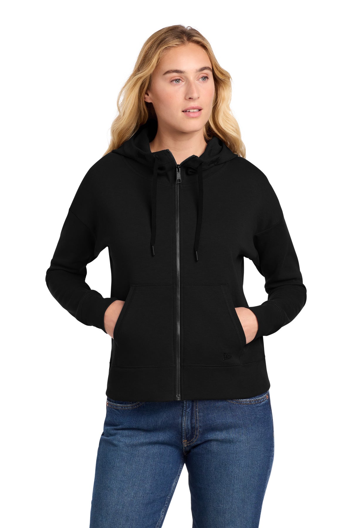 Custom Black Women's STS Full-Zip Hoodie LNEA540, personalized by SanCanDo Swag in Argyle, TX