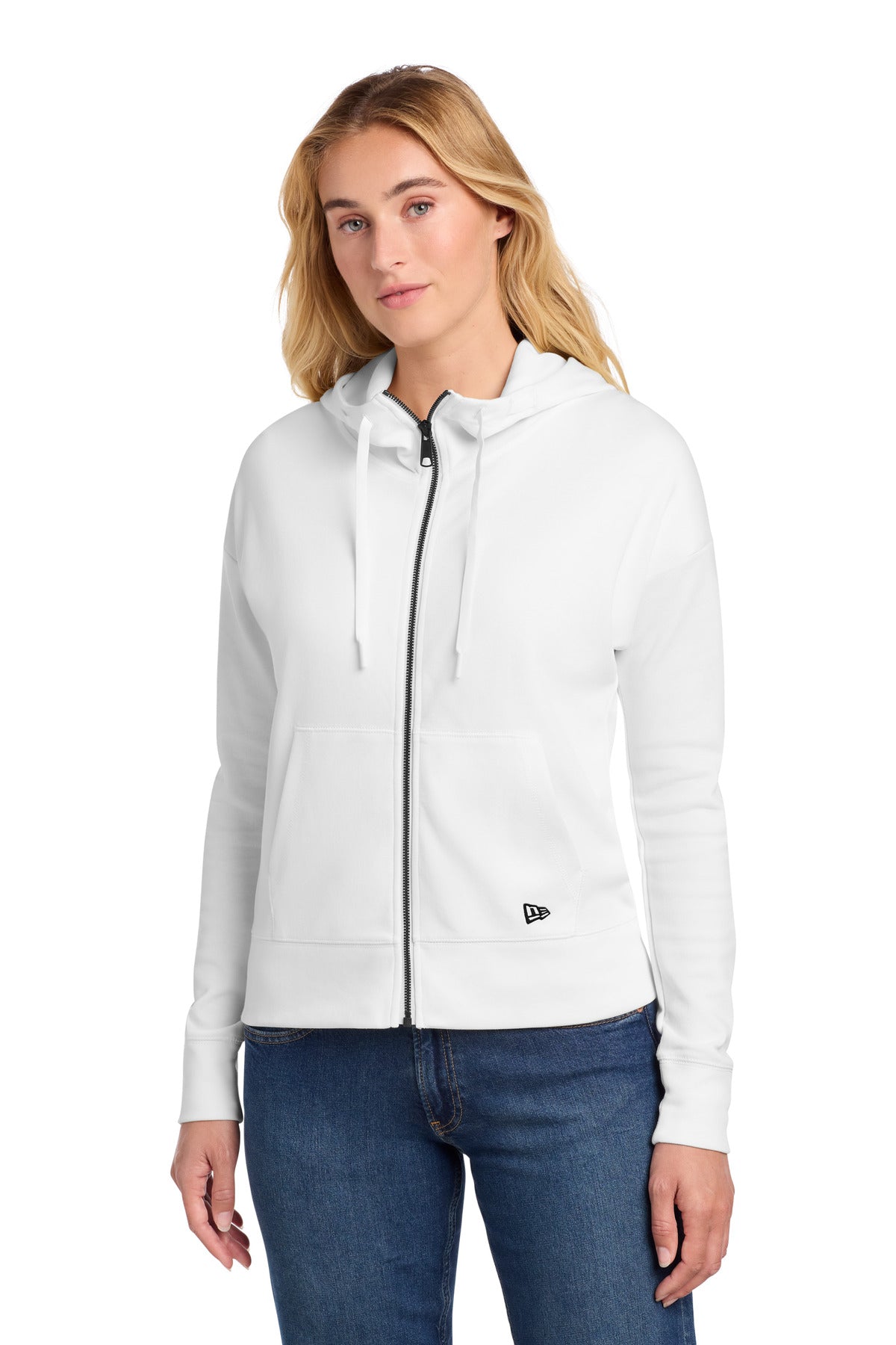 Custom Fan White Women's STS Full-Zip Hoodie LNEA540, personalized by SanCanDo Swag in Argyle, TX