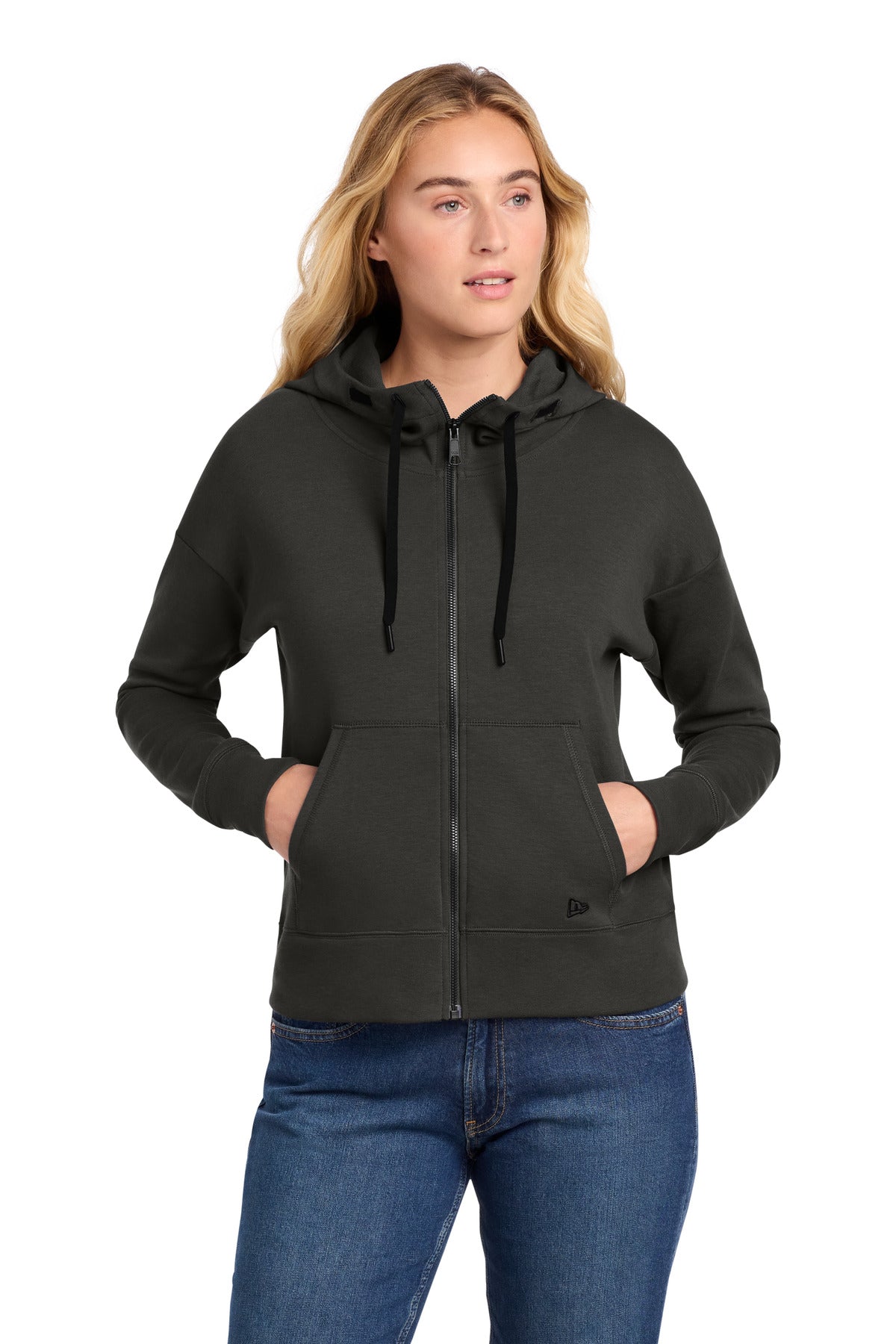 Custom Graphite Women's STS Full-Zip Hoodie LNEA540, personalized by SanCanDo Swag in Argyle, TX