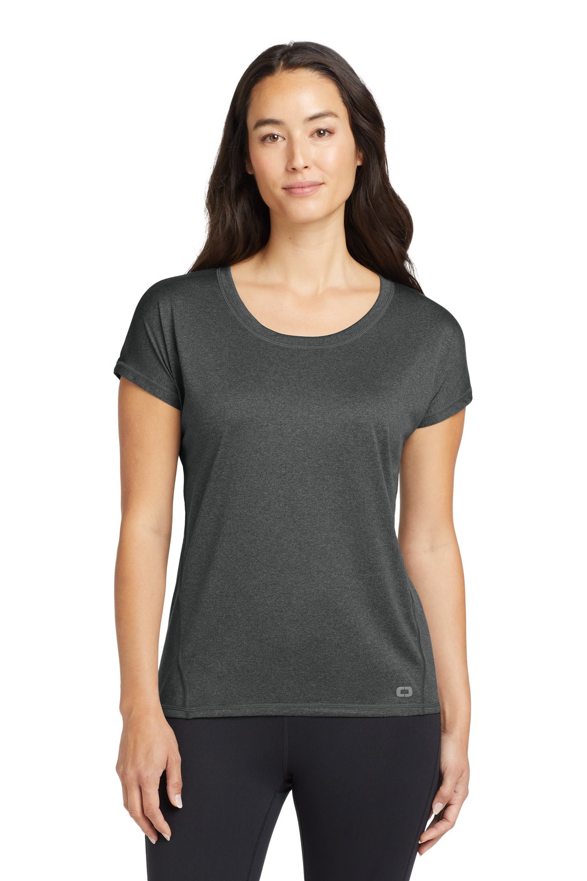 Custom Gear Grey Women's Pulse Dolman Tee LOE324, personalized by SanCanDo Swag in Argyle, TX