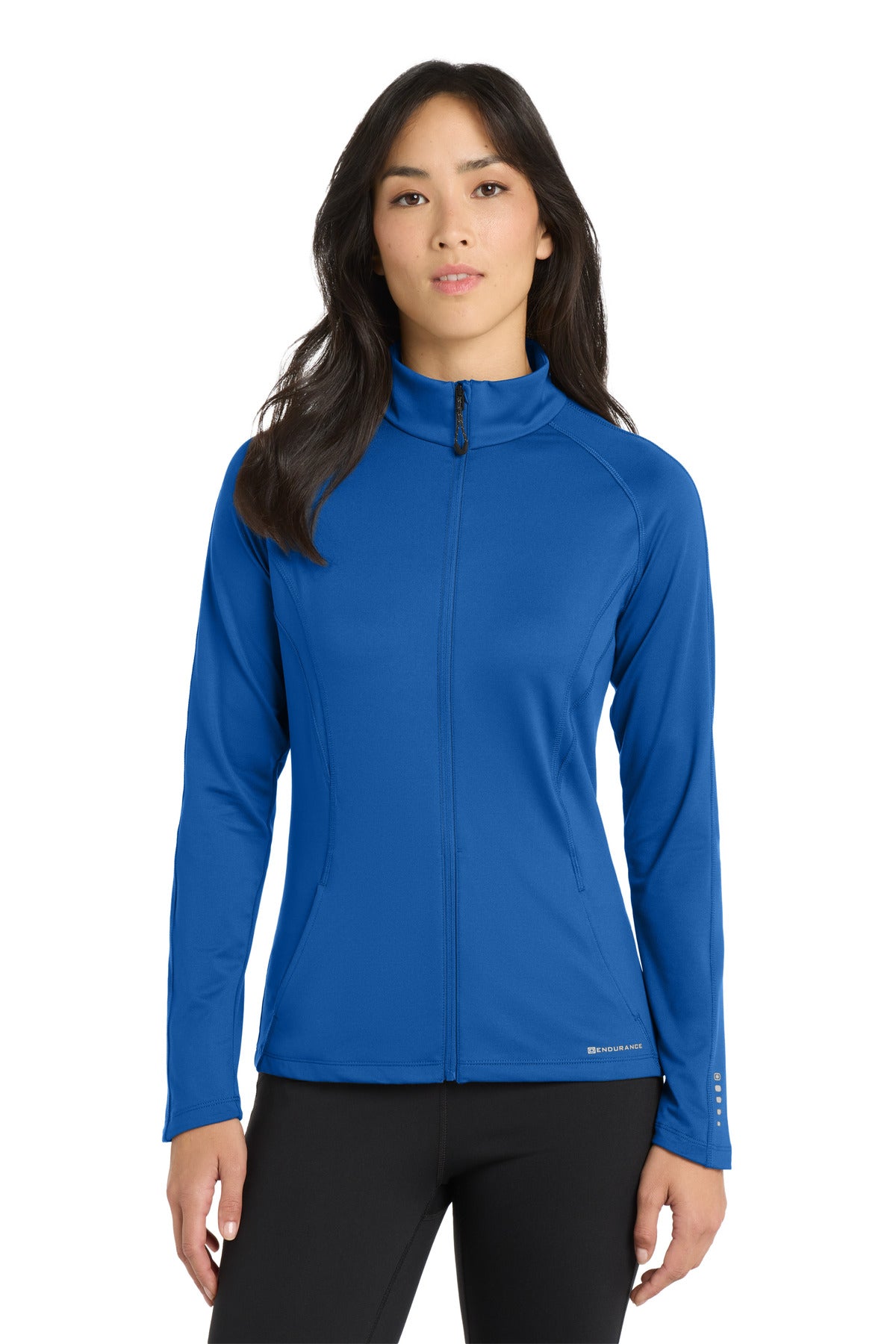 Custom Electric Blue Women's Radius Full-Zip LOE551, personalized by SanCanDo Swag in Argyle, TX