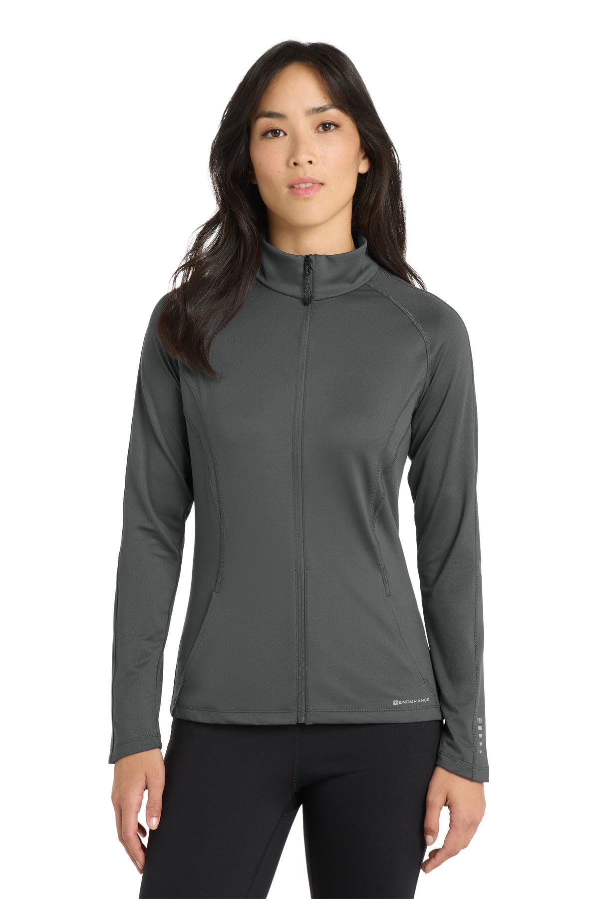 Custom Gear Grey Women's Radius Full-Zip LOE551, personalized by SanCanDo Swag in Argyle, TX
