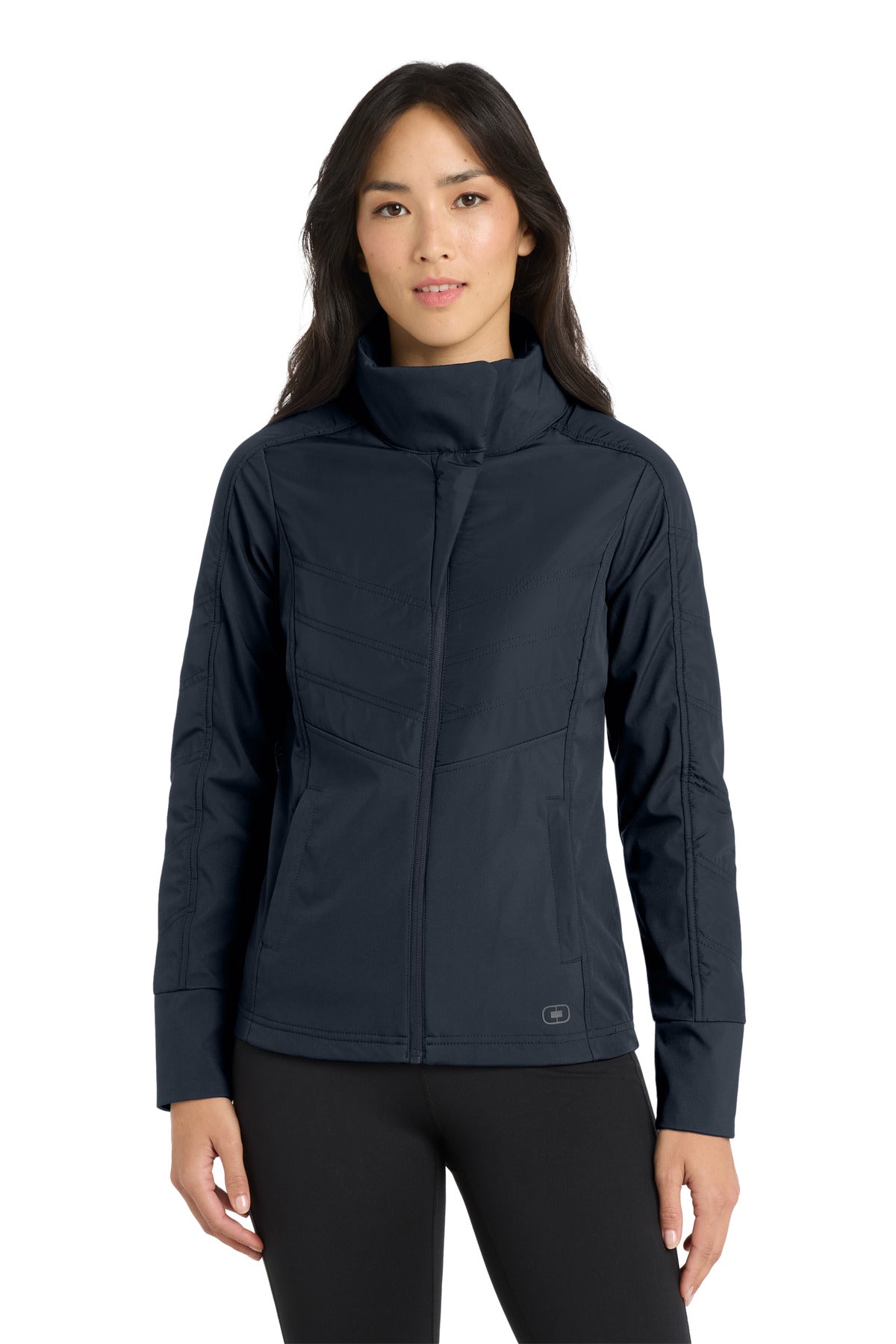 Custom Propel Navy Women's Brink Soft Shell LOE722, personalized by SanCanDo Swag in Argyle, TX