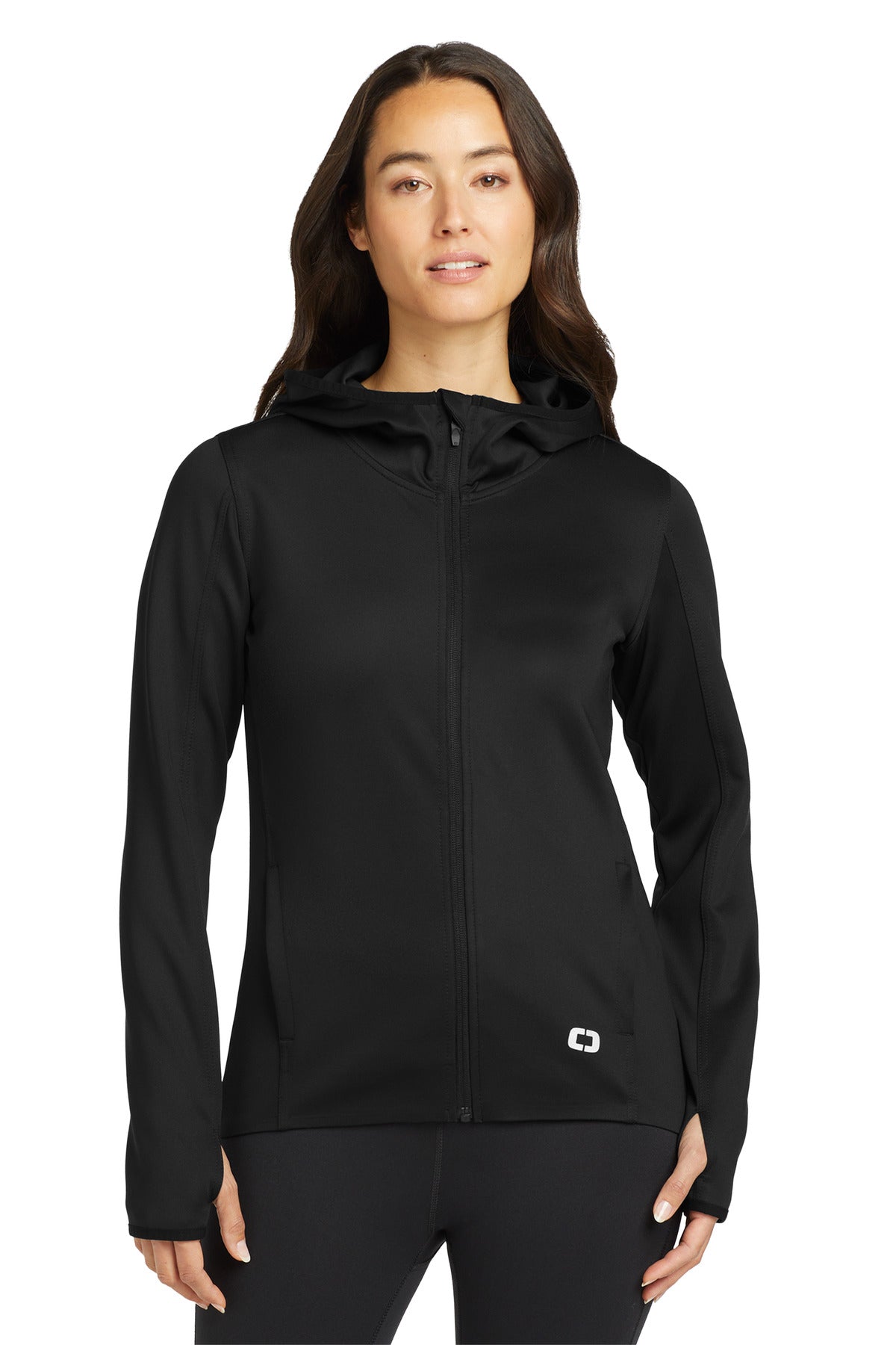Custom Blacktop Women's Stealth Full-Zip Jacket LOE728, personalized by SanCanDo Swag in Argyle, TX