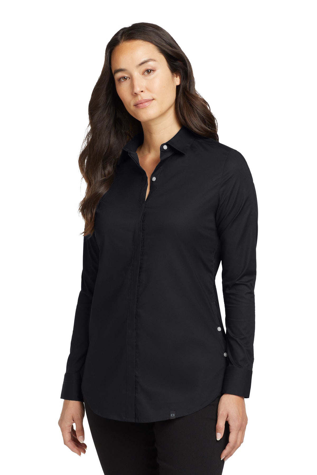 Custom Blacktop Women's Commuter Woven Tunic LOG1002, personalized by SanCanDo Swag in Argyle, TX