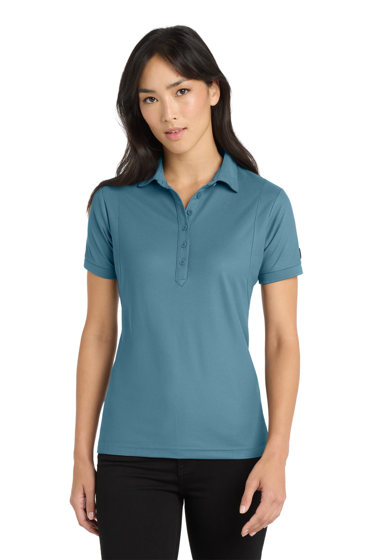 Custom Blue Mist Jewel Polo LOG101, personalized by SanCanDo Swag in Argyle, TX