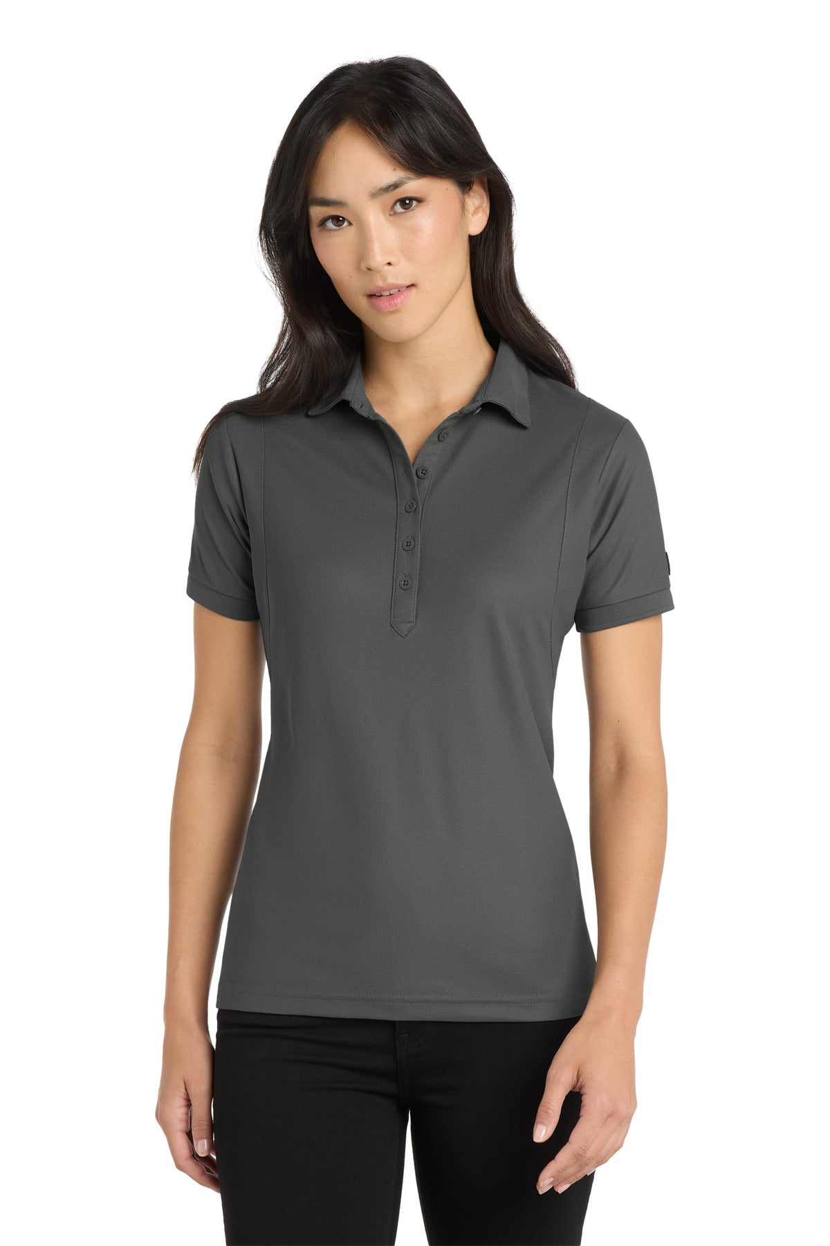 Custom Diesel Grey Jewel Polo LOG101, personalized by SanCanDo Swag in Argyle, TX