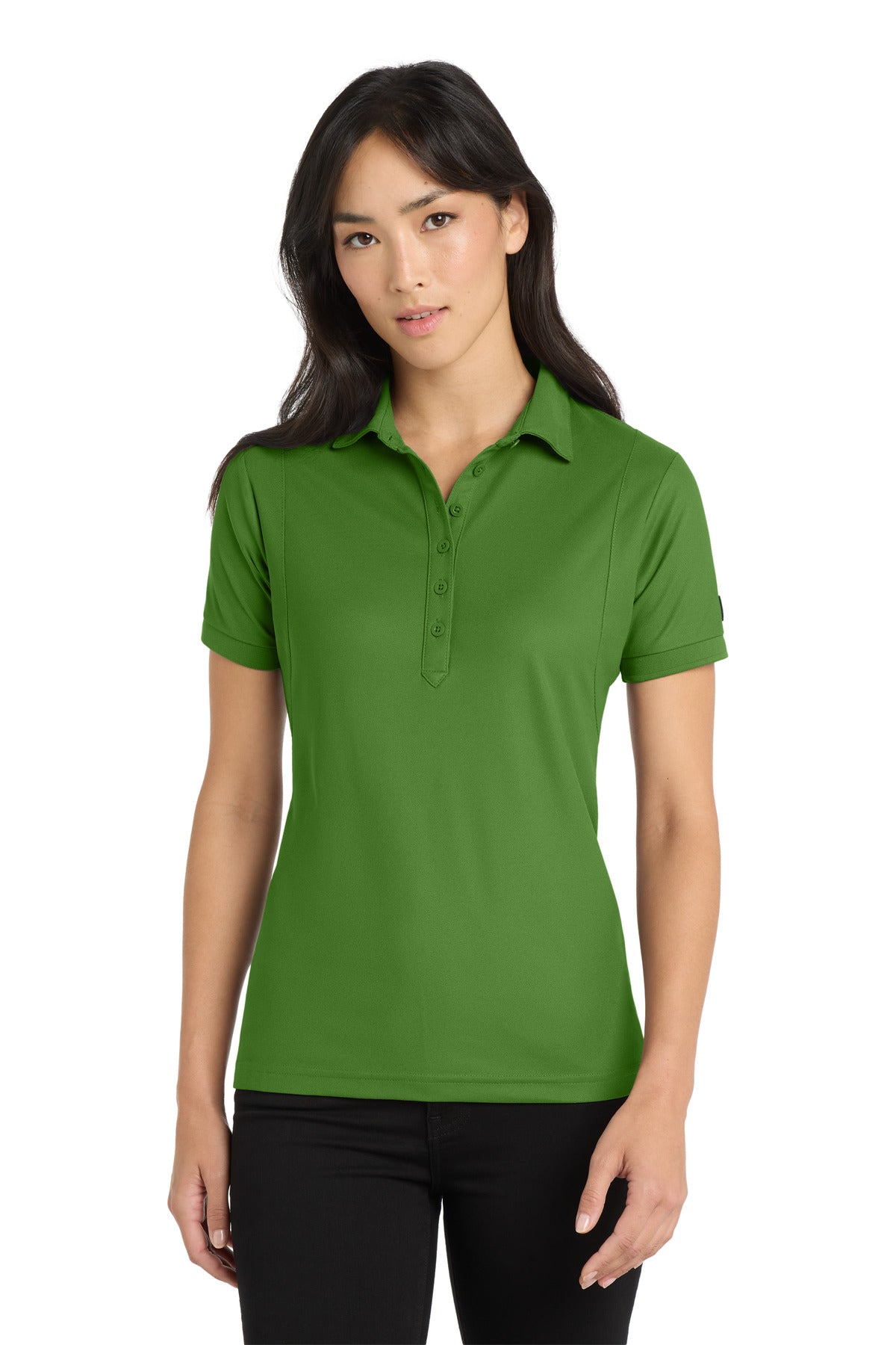 Custom Gridiron Green Jewel Polo LOG101, personalized by SanCanDo Swag in Argyle, TX