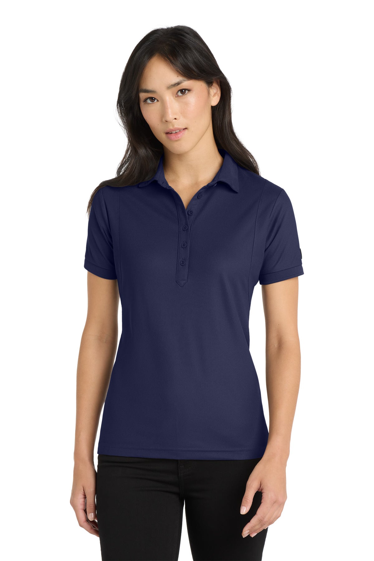 Custom Navy Jewel Polo LOG101, personalized by SanCanDo Swag in Argyle, TX