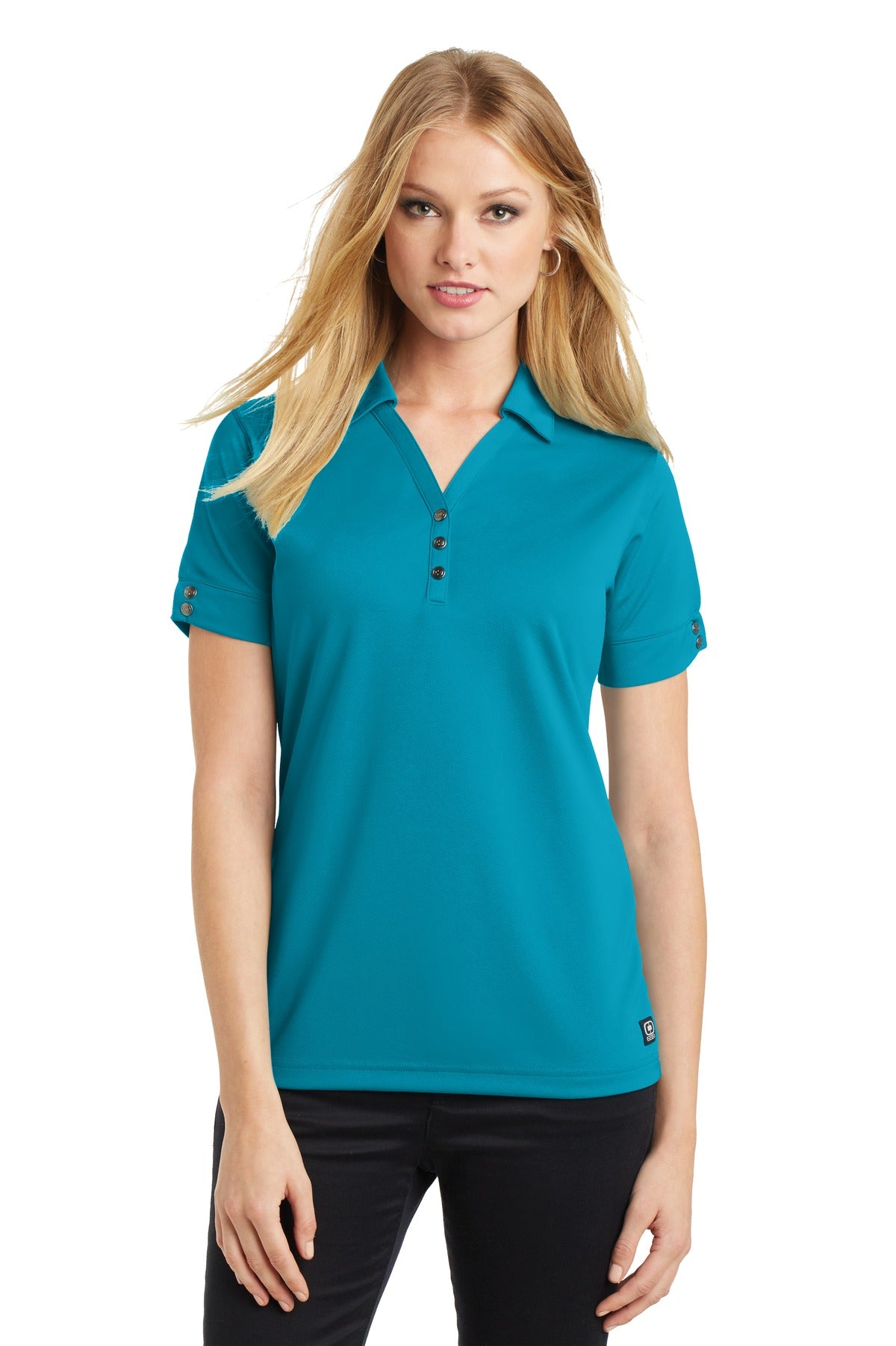 Custom Voltage Blue Glam Polo LOG105, personalized by SanCanDo Swag in Argyle, TX