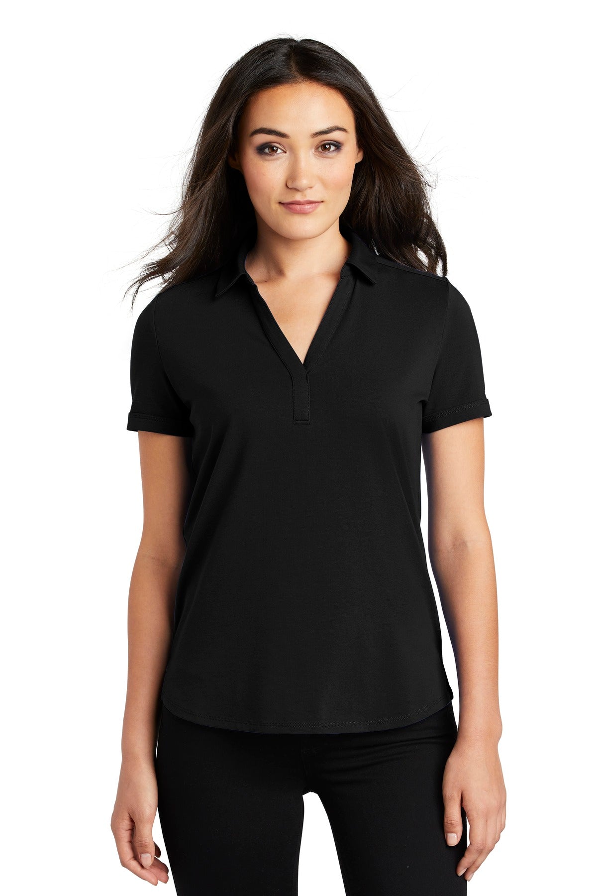 Custom Blacktop Women's Limit Polo LOG138, personalized by SanCanDo Swag in Argyle, TX