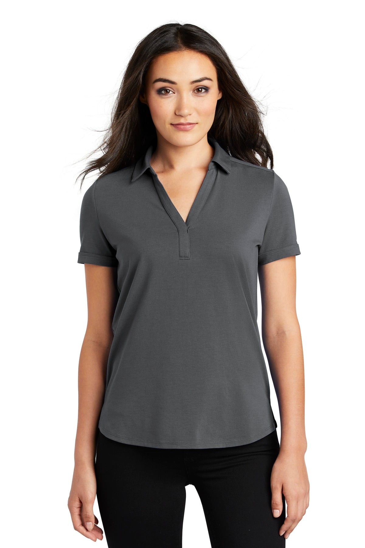 Custom Diesel Grey Women's Limit Polo LOG138, personalized by SanCanDo Swag in Argyle, TX