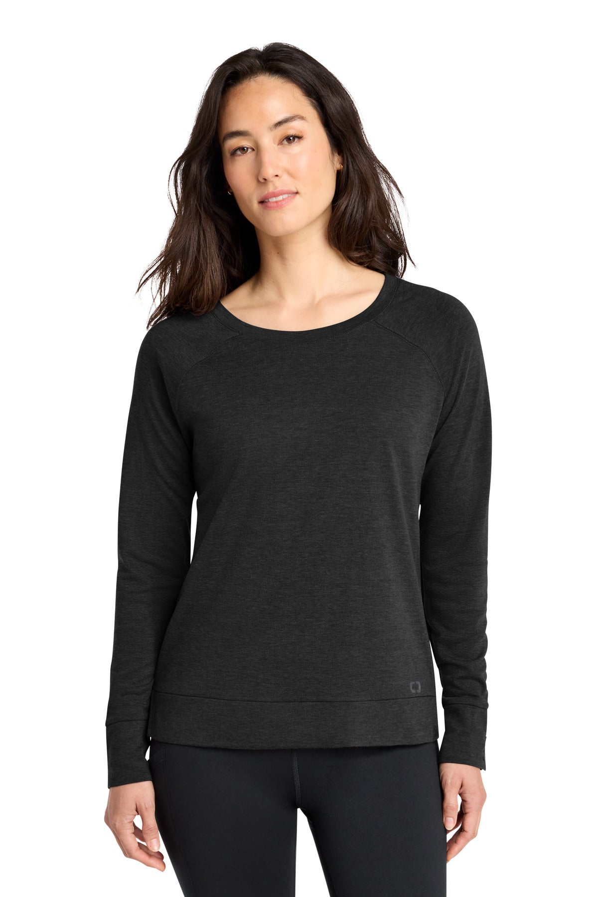 Custom Blacktop Women's Command Long Sleeve Scoop Neck LOG150, personalized by SanCanDo Swag in Argyle, TX