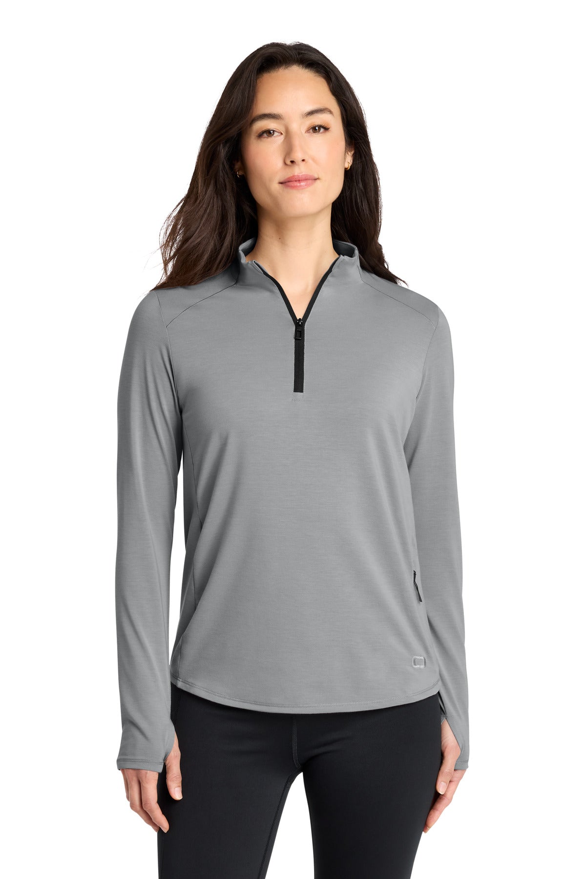 Custom Greystone Women's Motion 1/4-Zip LOG153, personalized by SanCanDo Swag in Argyle, TX