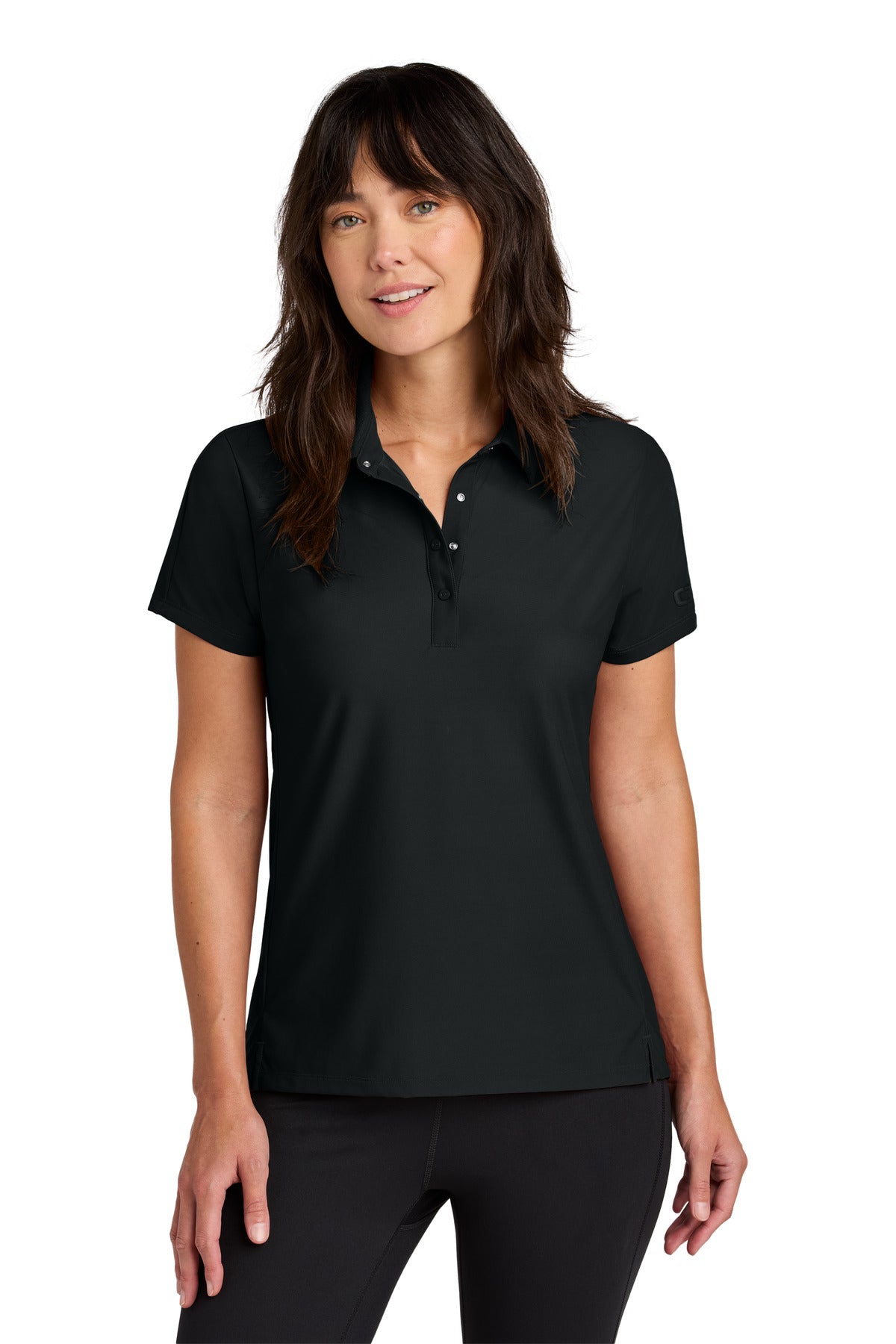 Custom Blacktop Women's Envision Polo LOG154, personalized by SanCanDo Swag in Argyle, TX