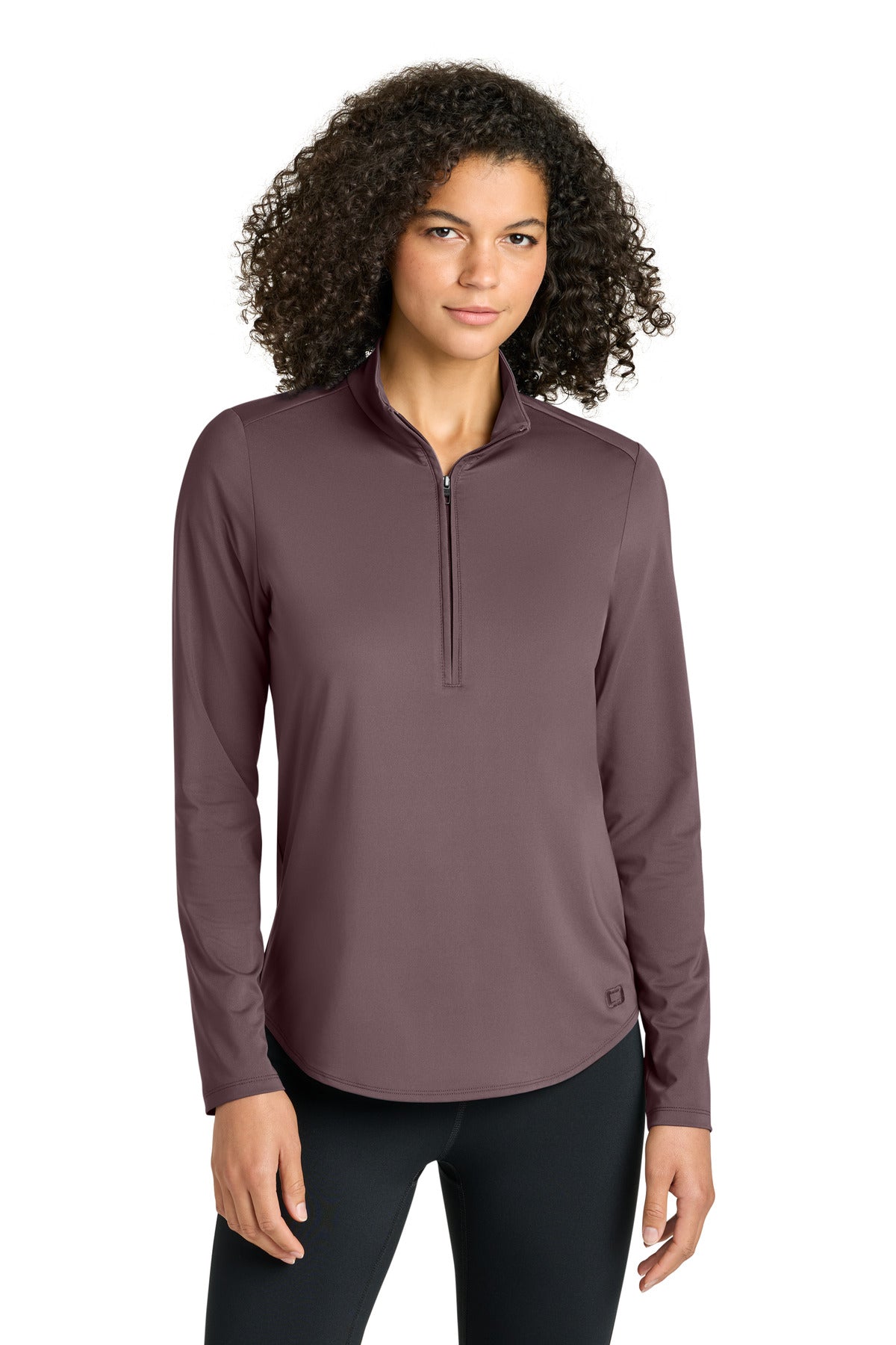 Custom Ashen Plum Women's Regain 1/2-Zip LOG172, personalized by SanCanDo Swag in Argyle, TX
