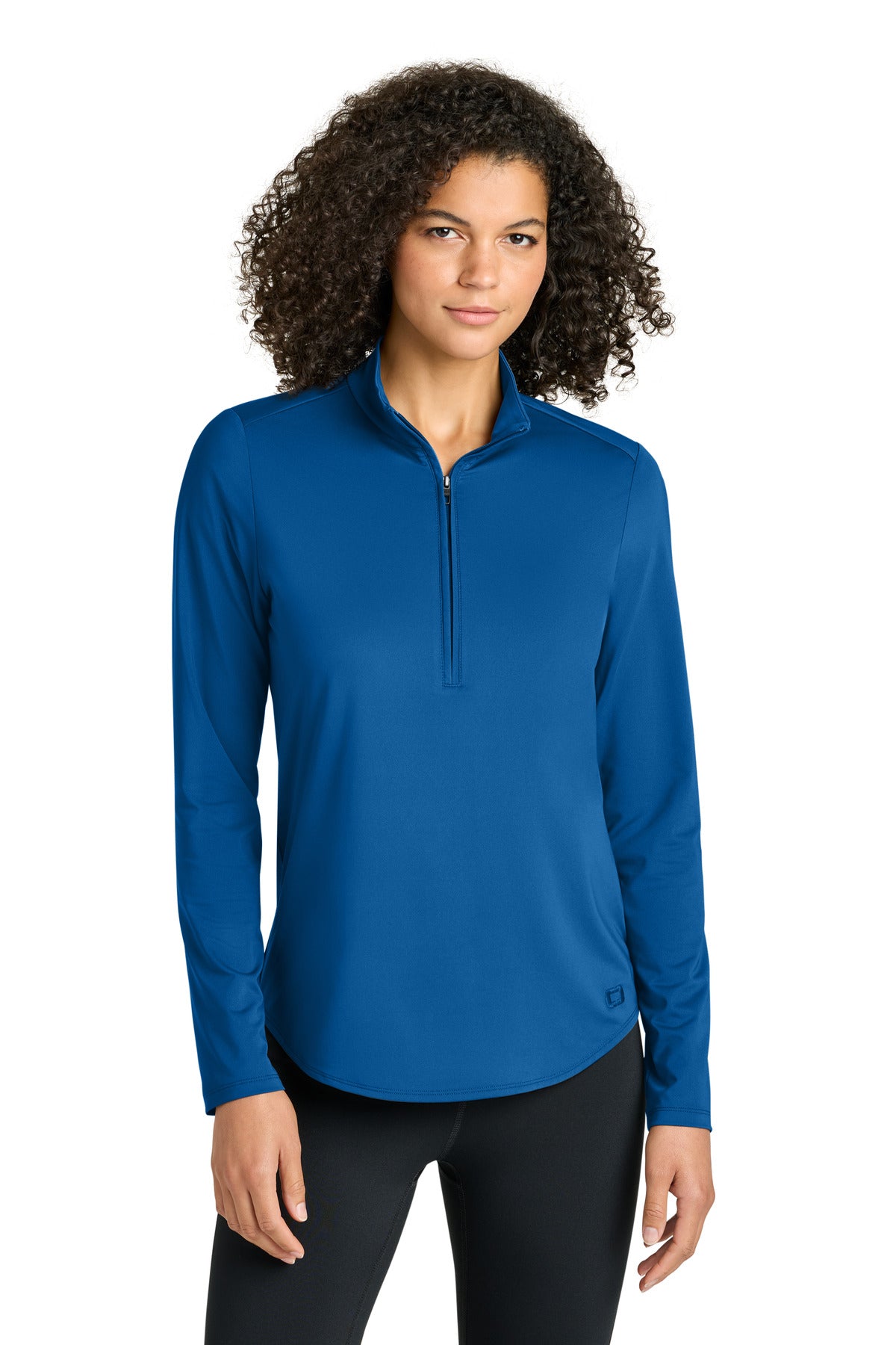 Custom Cobalt Blue Women's Regain 1/2-Zip LOG172, personalized by SanCanDo Swag in Argyle, TX