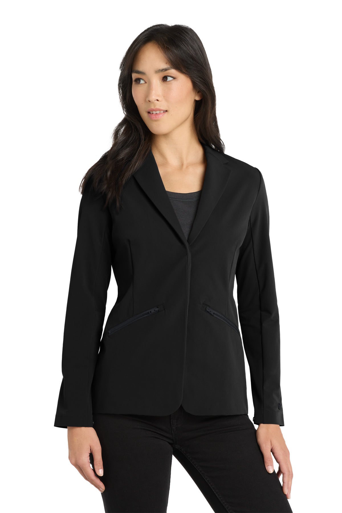 Custom Blacktop Women's Fusion Blazer LOG824, personalized by SanCanDo Swag in Argyle, TX
