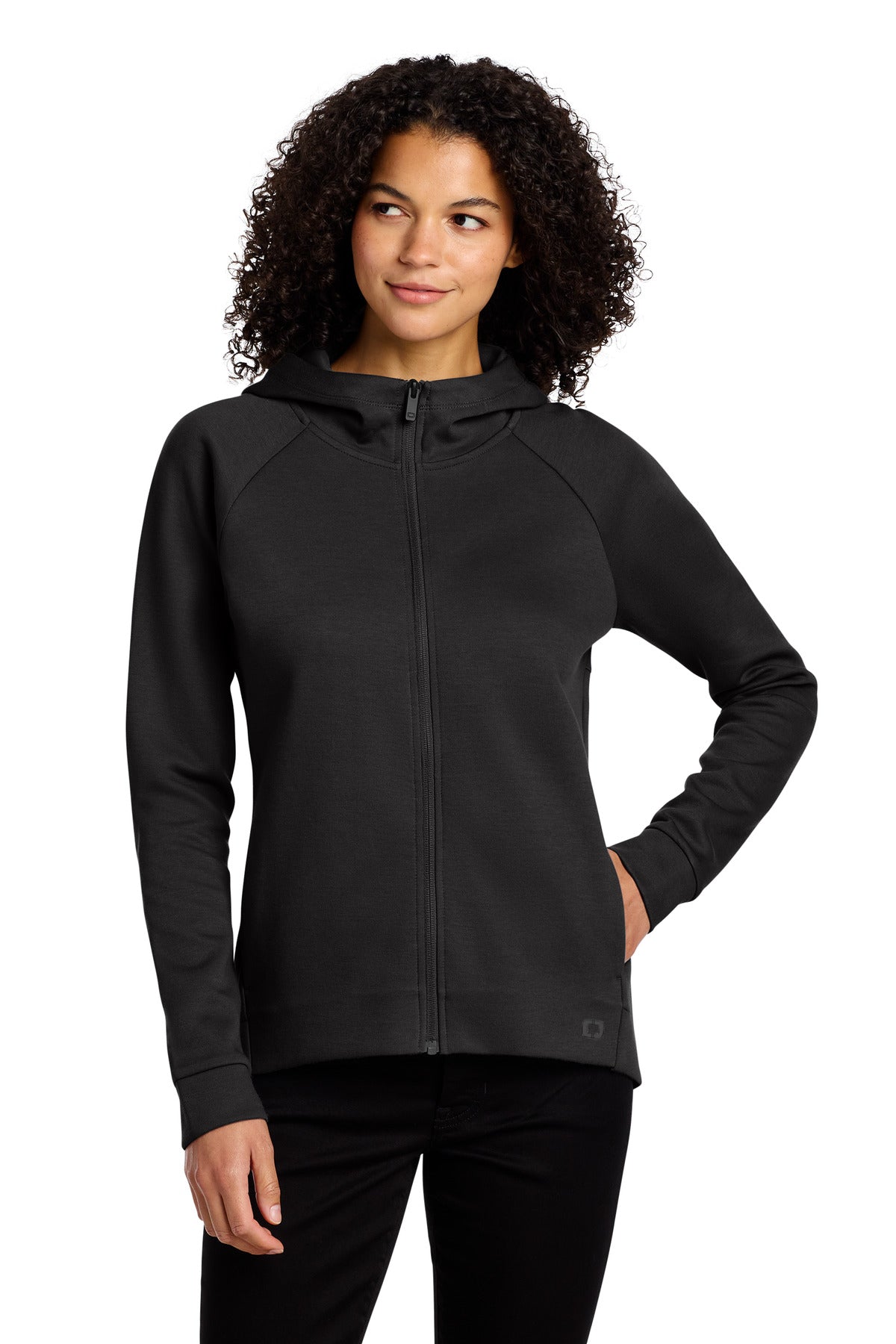 Custom Blacktop Women's Bolt Full-Zip Hoodie LOG850, personalized by SanCanDo Swag in Argyle, TX