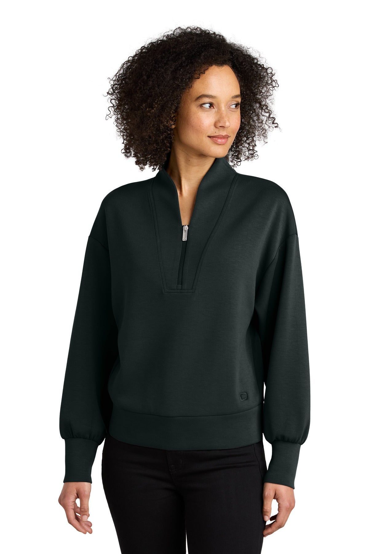 Custom Blacktop Women's Transcend 1/4-Zip LOG861, personalized by SanCanDo Swag in Argyle, TX