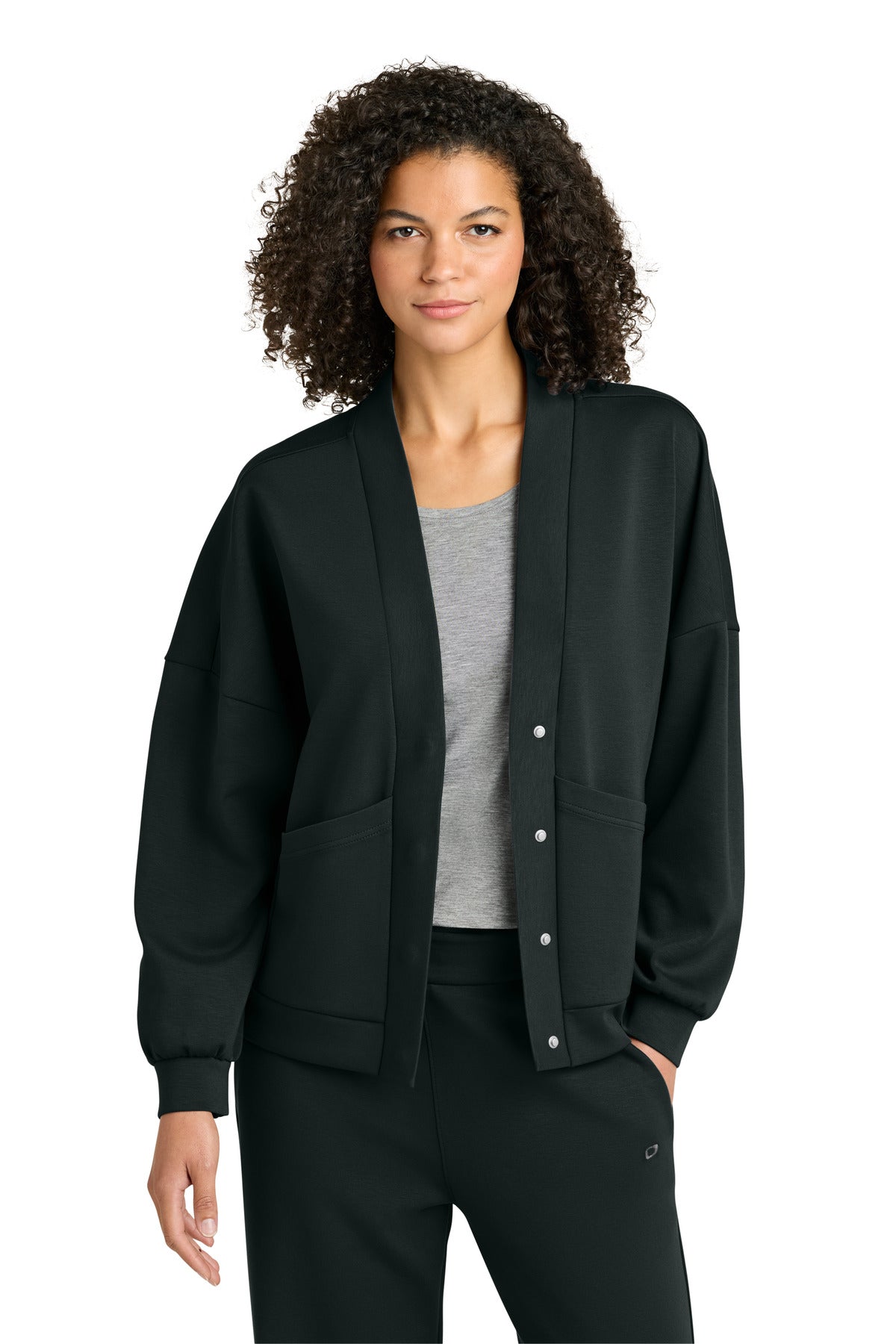 Custom Blacktop Women's Transcend Cardigan LOG862, personalized by SanCanDo Swag in Argyle, TX