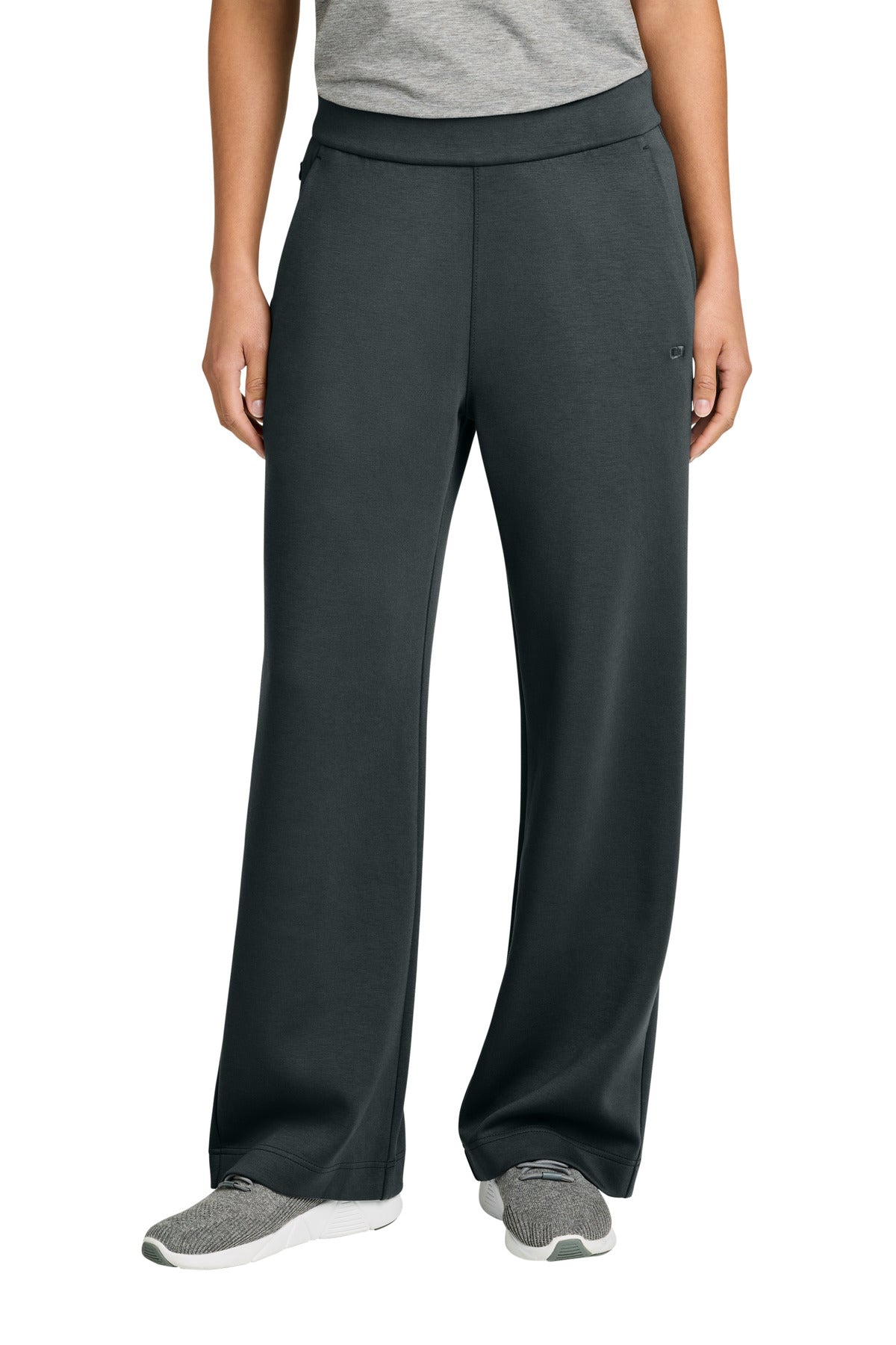 Custom Tarmac Grey Women's Transcend Pant LOG864, personalized by SanCanDo Swag in Argyle, TX