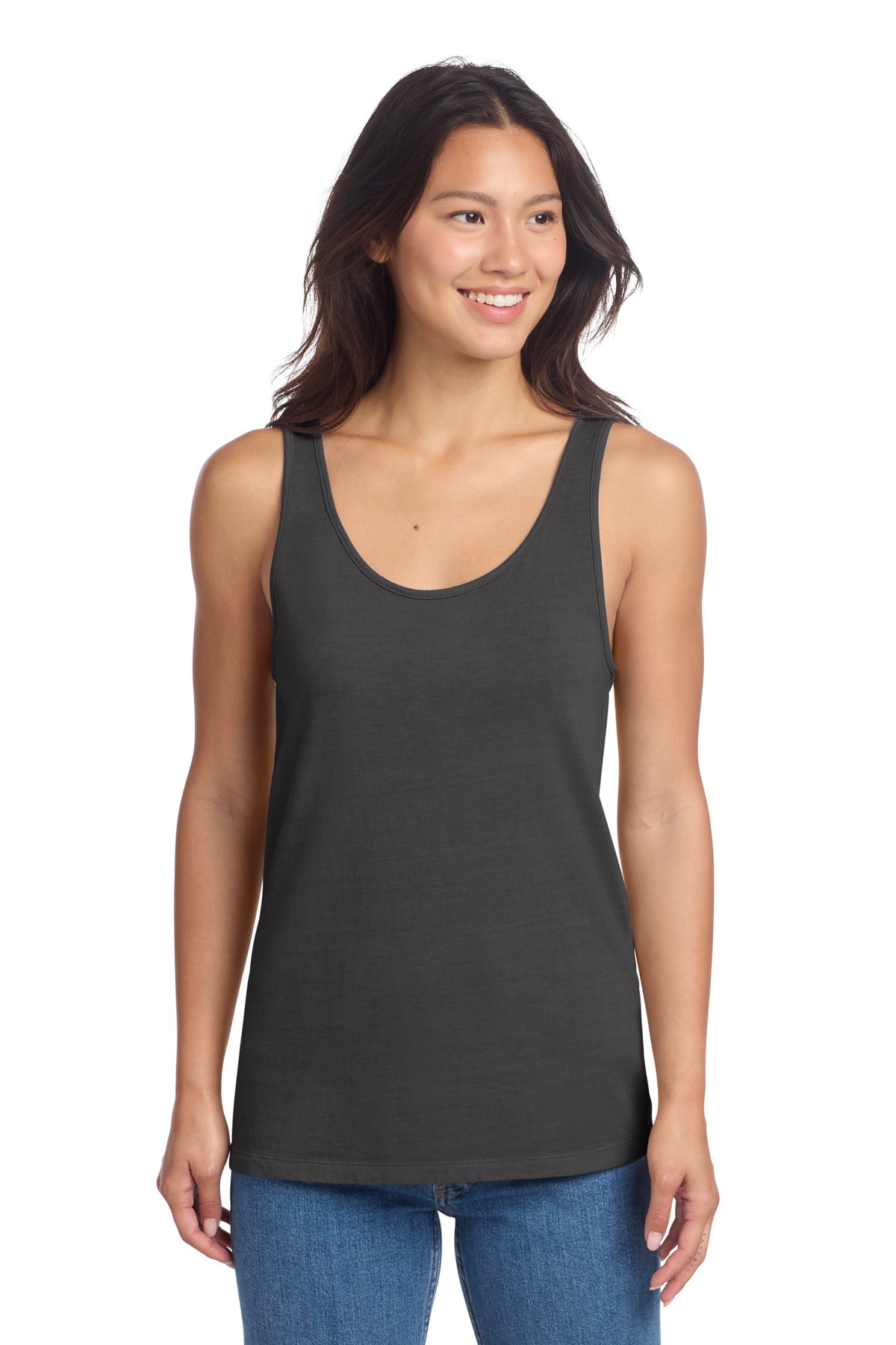 Custom Coal Women's Beach Wash Garment-Dyed Tank LPC099TT, personalized by SanCanDo Swag in Argyle, TX