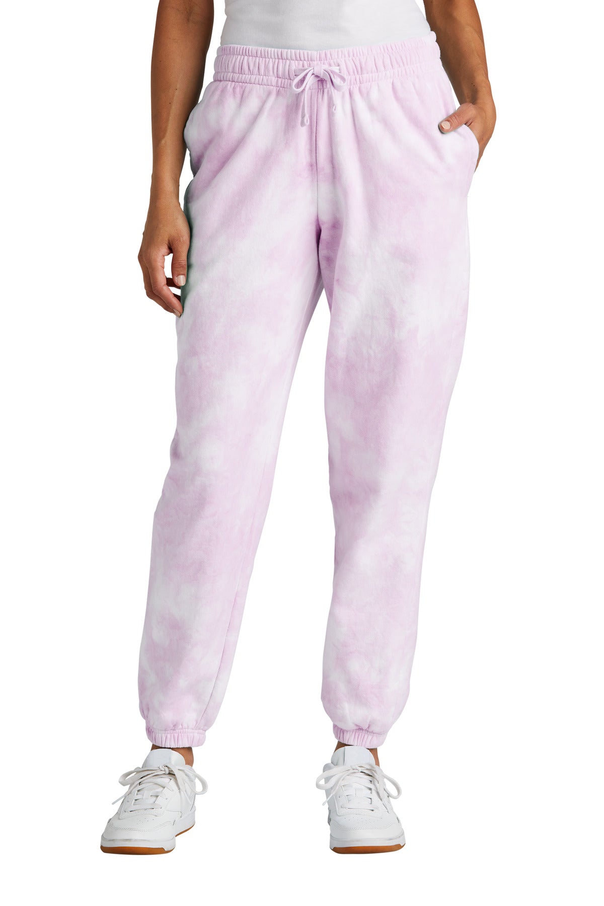 Custom Cerise Pink Beach Wash Cloud Tie-Dye Sweatpant LPC140P, personalized by SanCanDo Swag in Argyle, TX