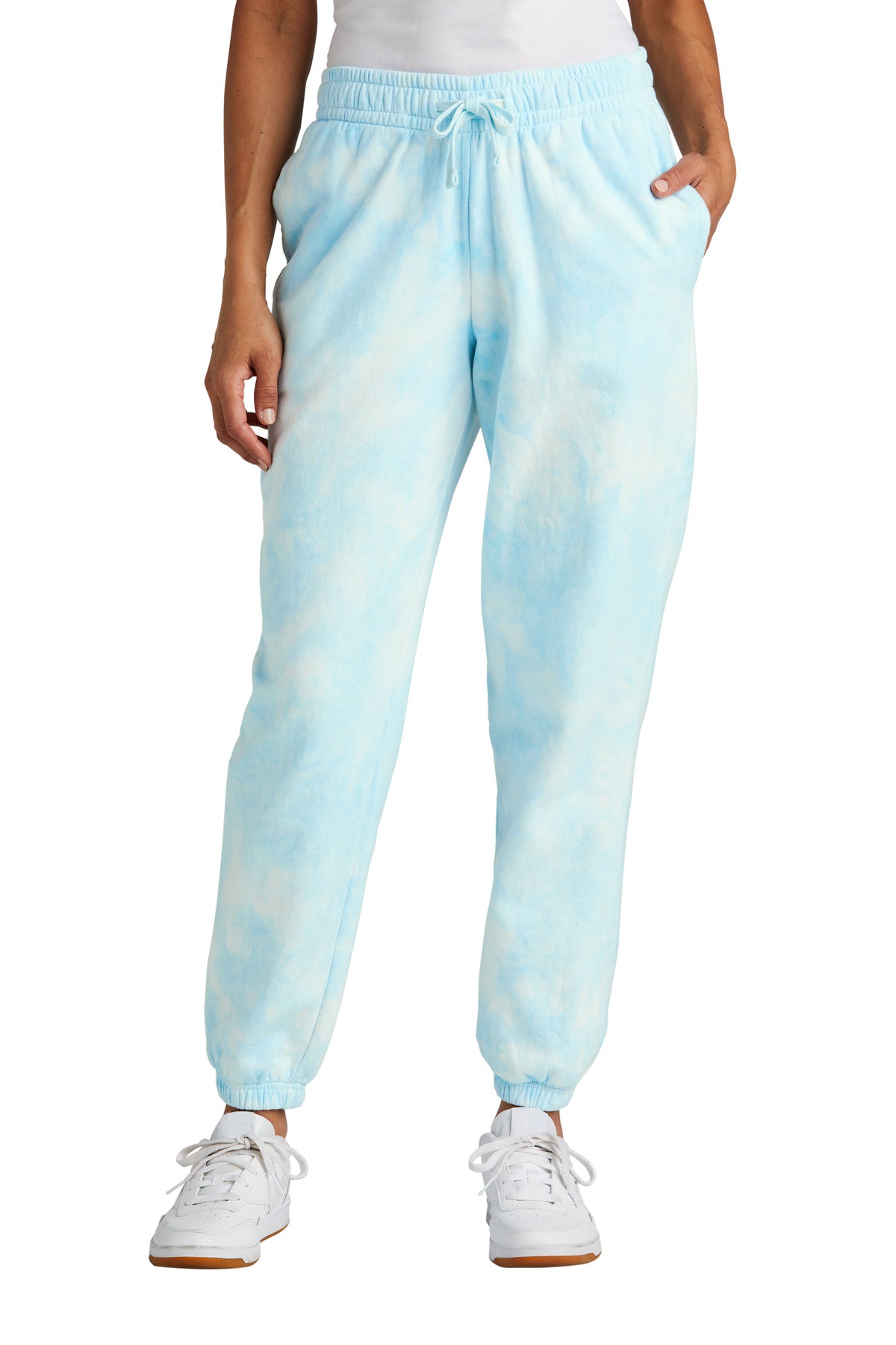 Custom Glacier Beach Wash Cloud Tie-Dye Sweatpant LPC140P, personalized by SanCanDo Swag in Argyle, TX