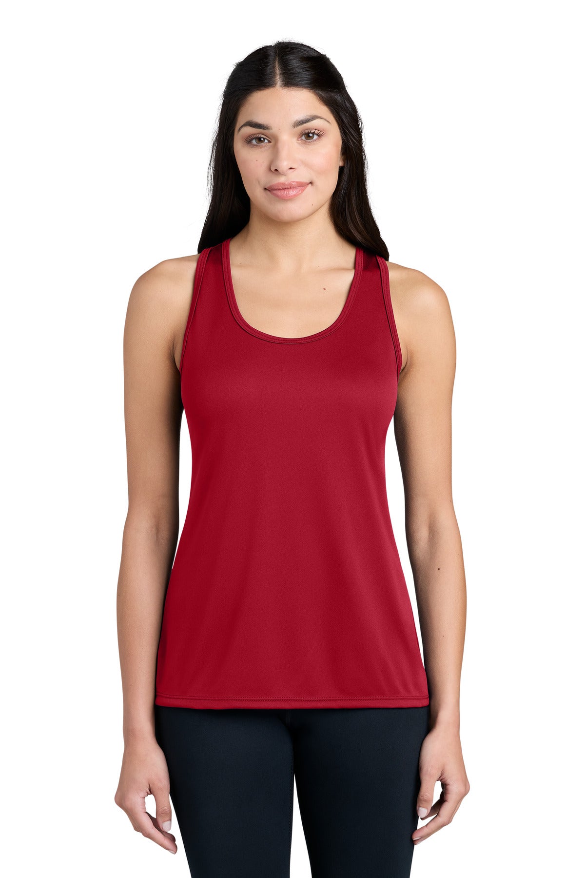 Custom Red Women's Performance Tank LPC380TT, personalized by SanCanDo Swag in Argyle, TX