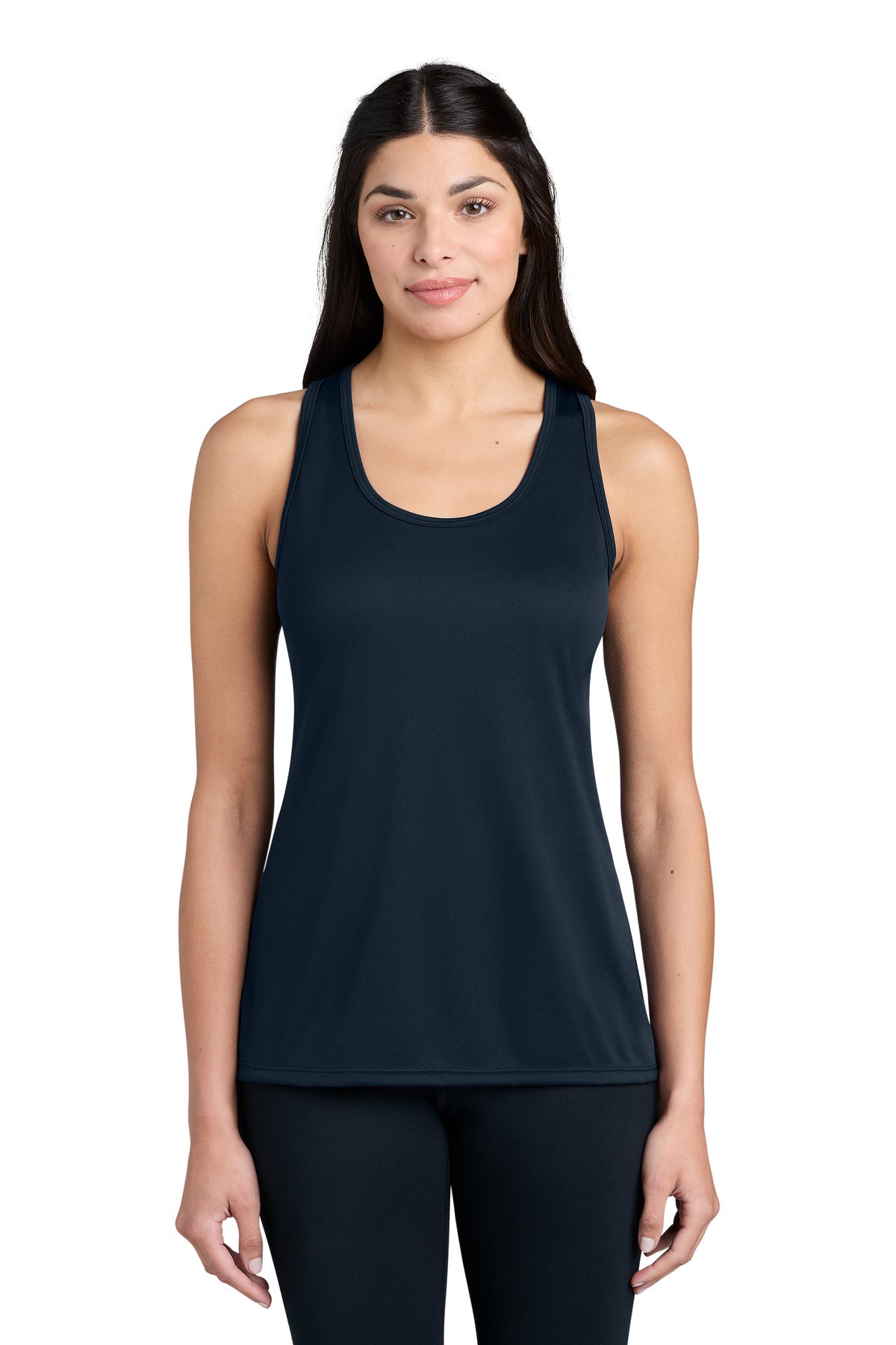 Custom True Navy Women's Performance Tank LPC380TT, personalized by SanCanDo Swag in Argyle, TX