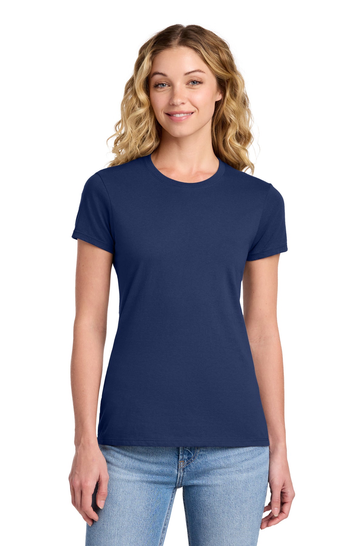 Custom Team Navy Women's Fan Favorite Tee LPC450, personalized by SanCanDo Swag in Argyle, TX