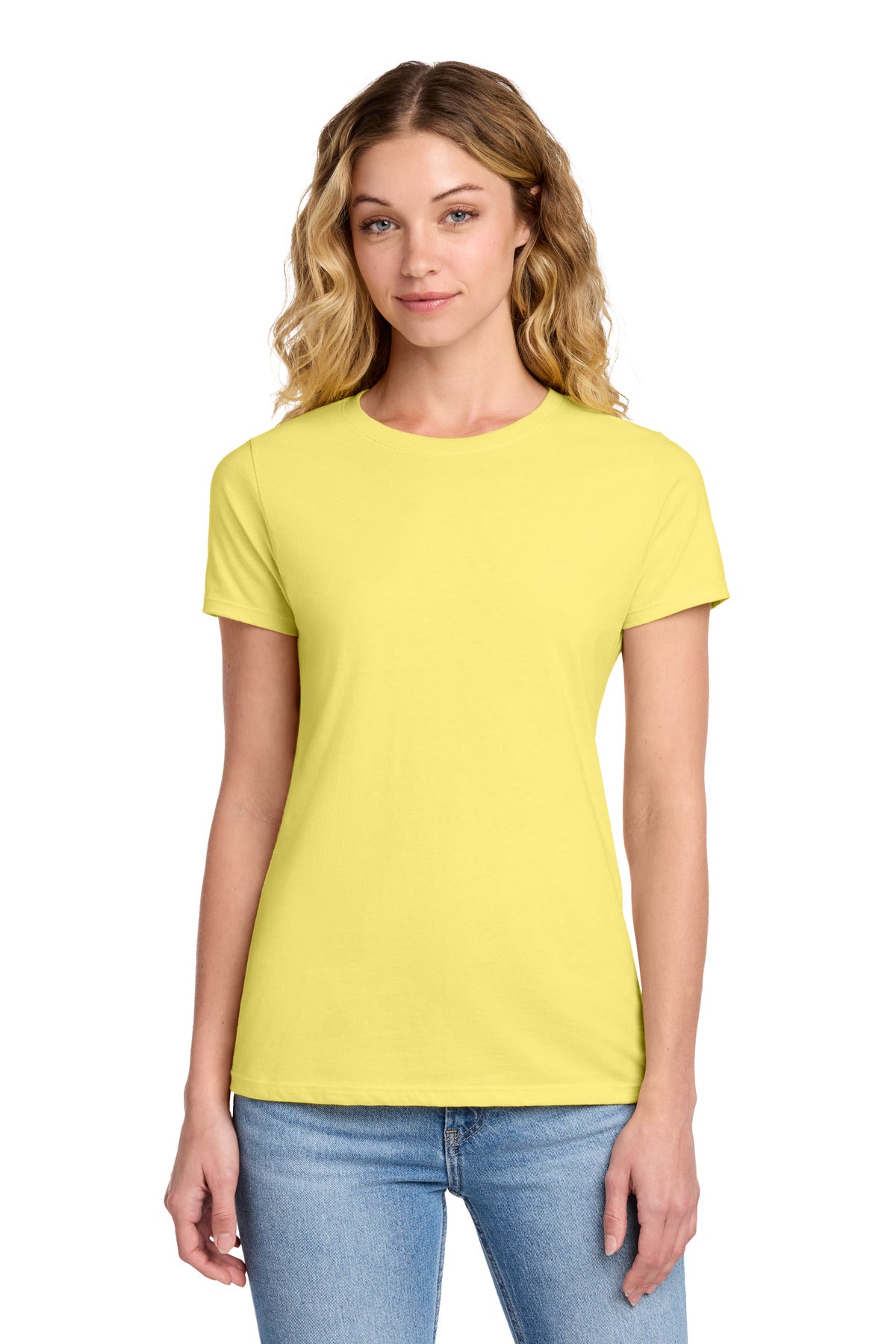 Custom Yellow Women's Fan Favorite Tee LPC450, personalized by SanCanDo Swag in Argyle, TX