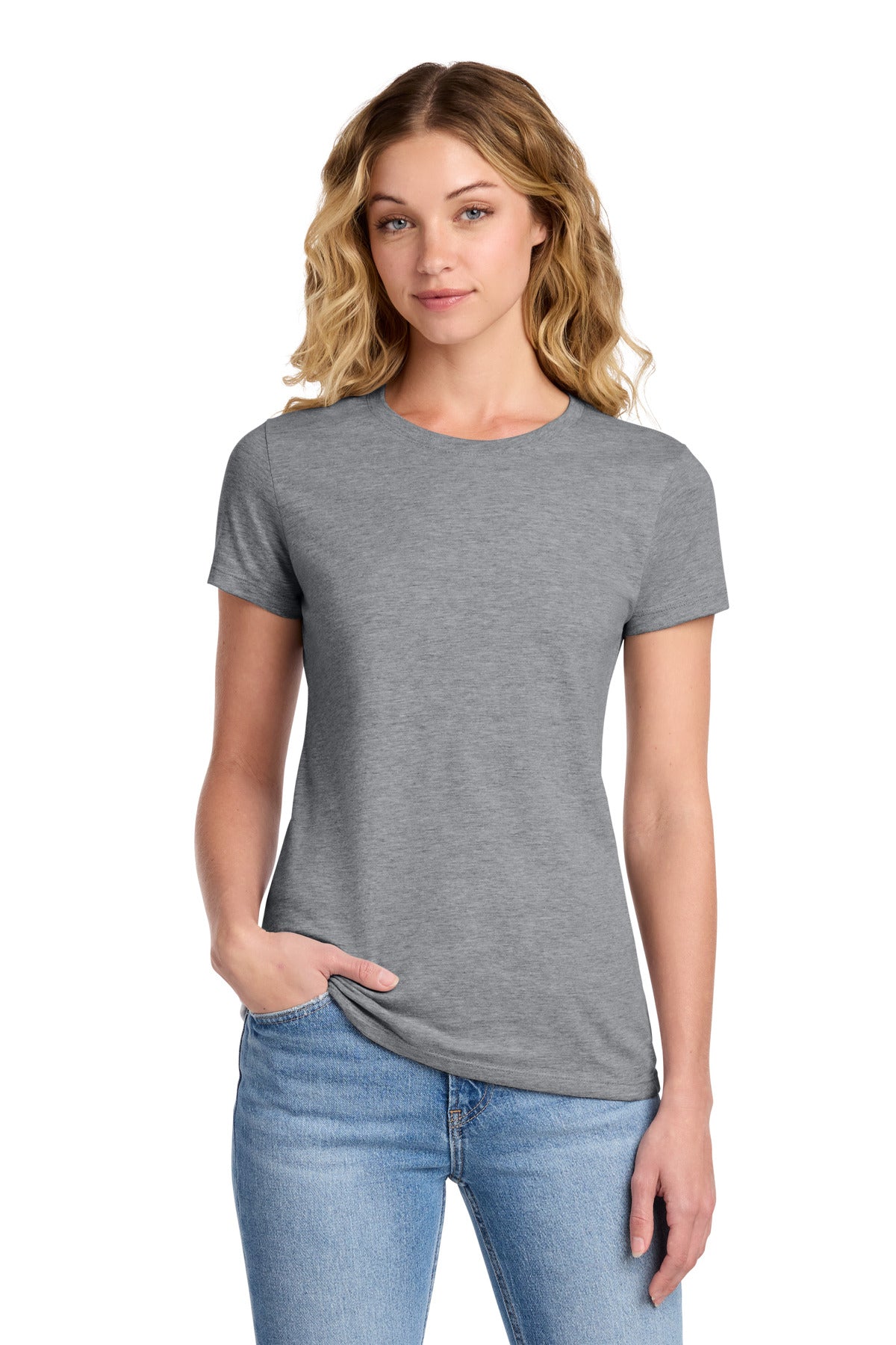 Custom Athletic Heather Women's Fan Favorite Tee LPC450, personalized by SanCanDo Swag in Argyle, TX