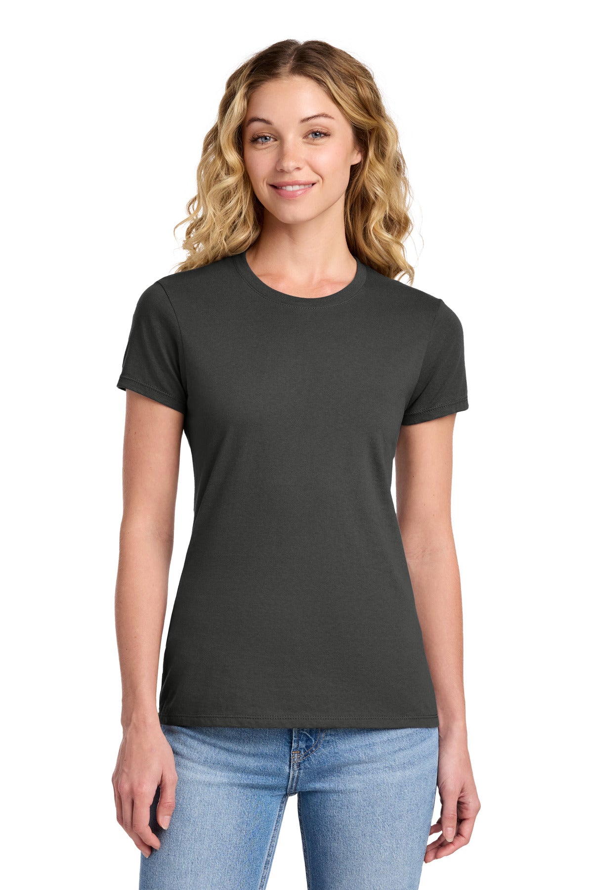 Custom Charcoal Women's Fan Favorite Tee LPC450, personalized by SanCanDo Swag in Argyle, TX
