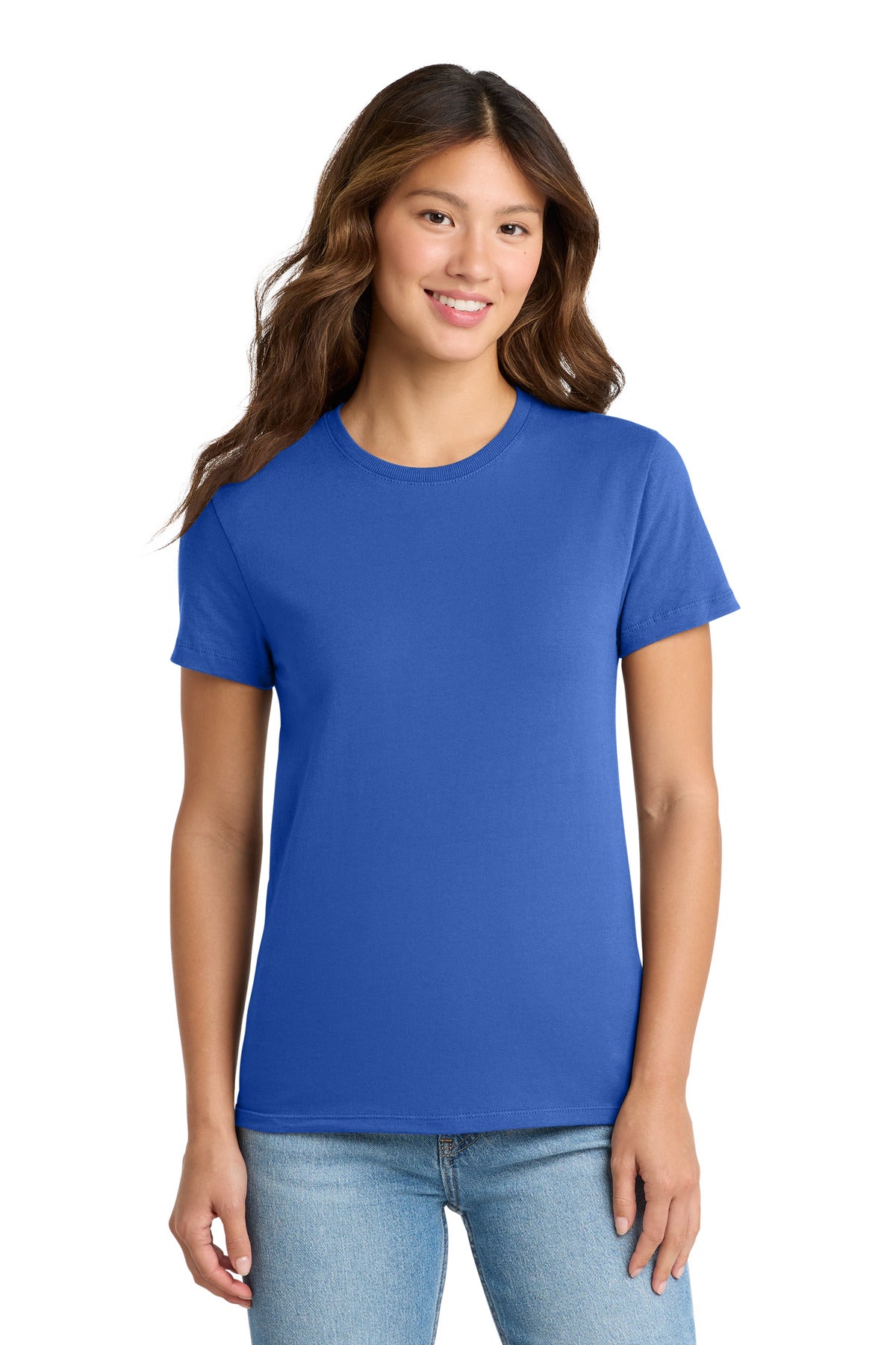 Custom Royal Women's Essential Tee LPC61, personalized by SanCanDo Swag in Argyle, TX