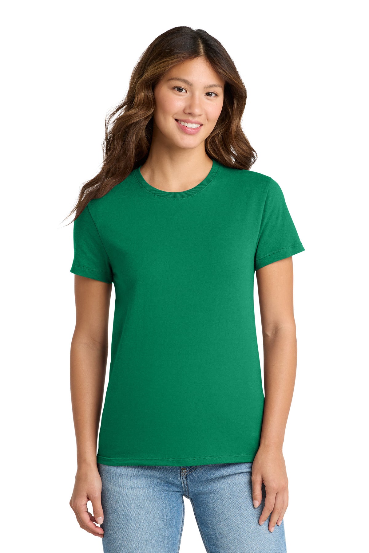 Custom Kelly Women's Essential Tee LPC61, personalized by SanCanDo Swag in Argyle, TX