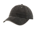Custom Black Women's Garment-Washed Cap LPWU, personalized by SanCanDo Swag in Argyle, TX