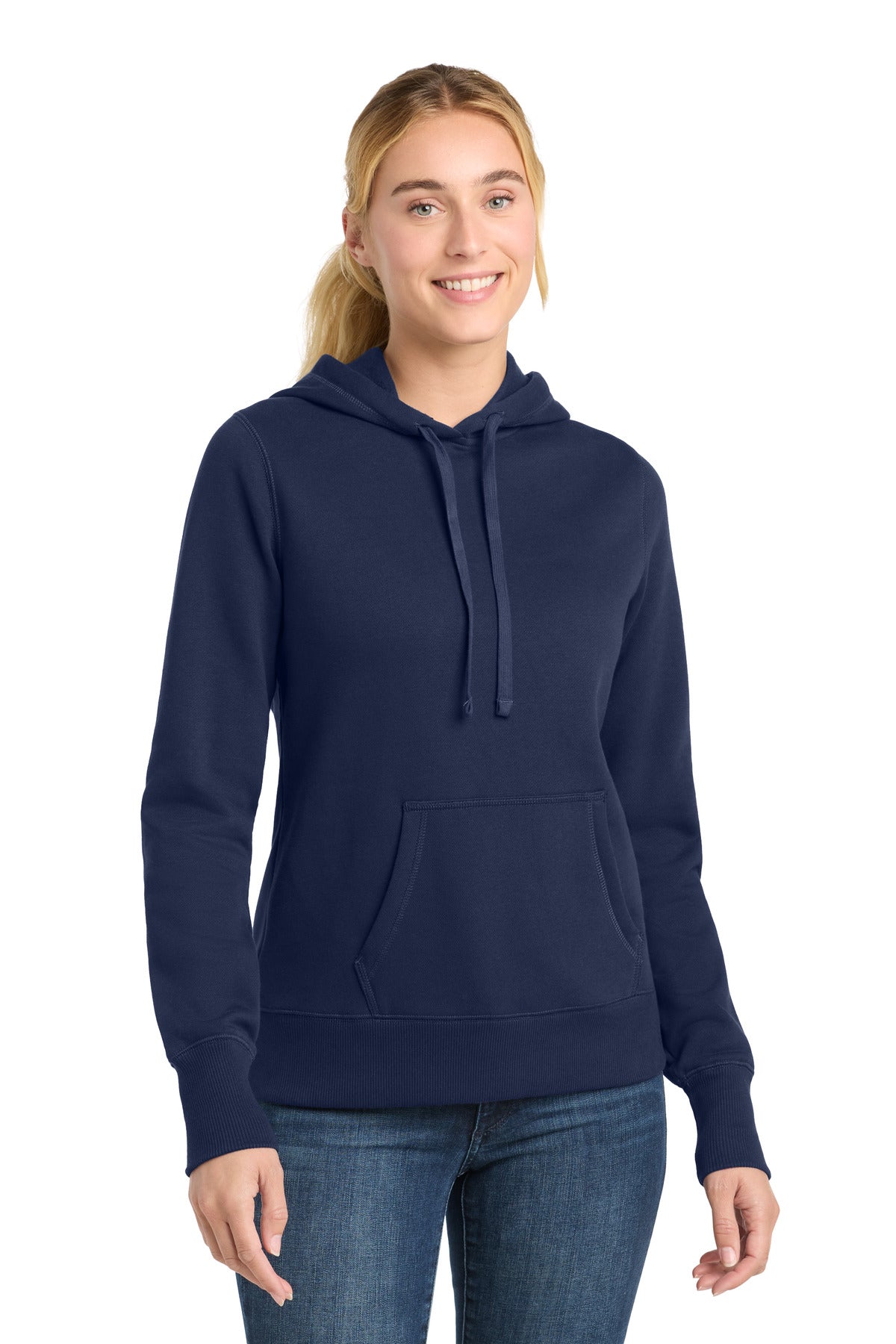 Custom True Navy Women's Hoodie LST254, personalized by SanCanDo Swag in Argyle, TX