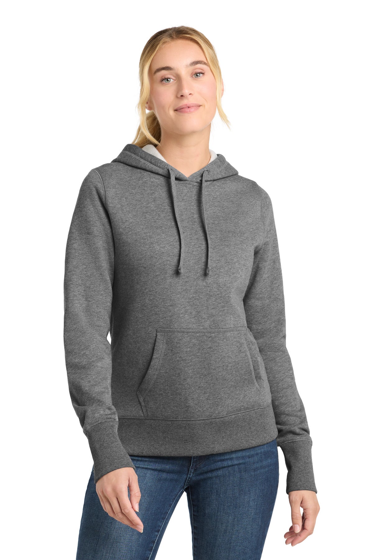 Custom Vintage Heather Women's Hoodie LST254, personalized by SanCanDo Swag in Argyle, TX