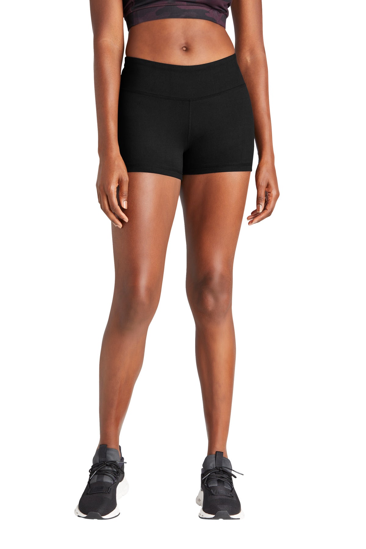 Custom Black Women's Interval 3" Short LST475, personalized by SanCanDo Swag in Argyle, TX