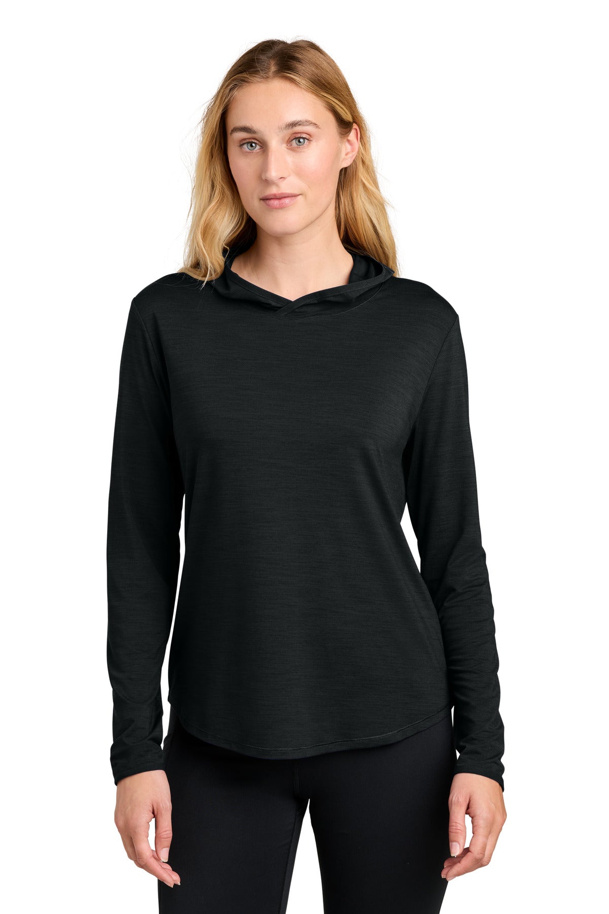 Custom Black Versa Long Sleeve Pullover Hoodie LST492, personalized by SanCanDo Swag in Argyle, TX