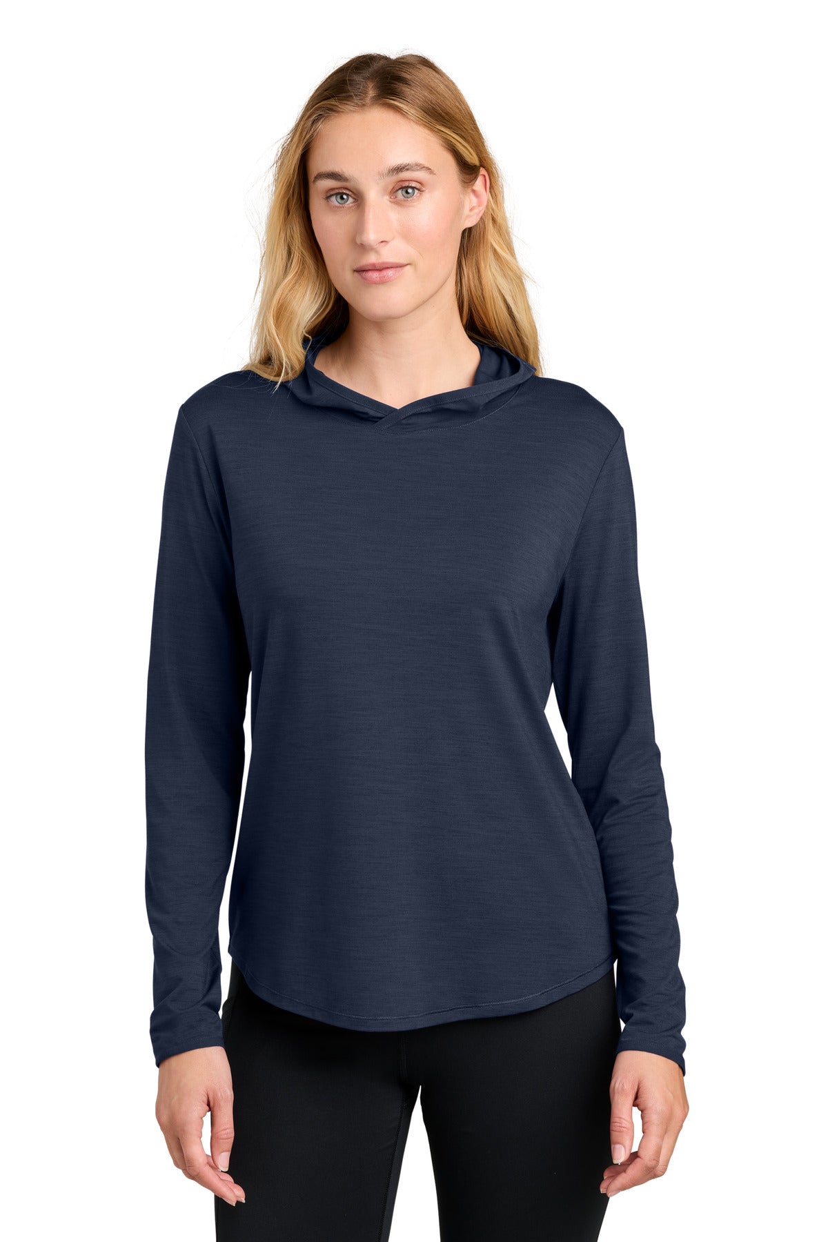 Custom True Navy Versa Long Sleeve Pullover Hoodie LST492, personalized by SanCanDo Swag in Argyle, TX