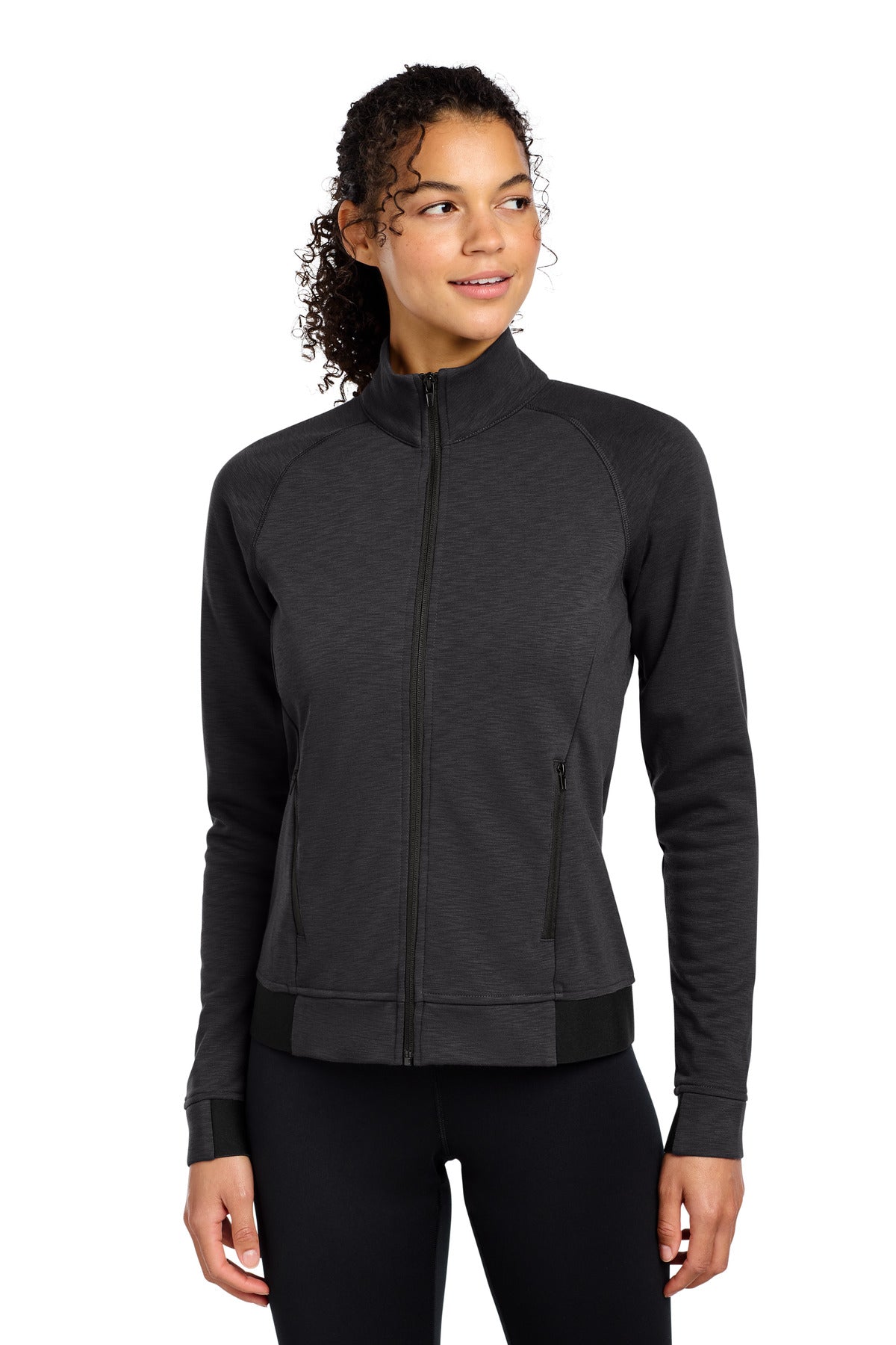 Custom Black Women's PosiCharge Strive Full-Zip LST570, personalized by SanCanDo Swag in Argyle, TX