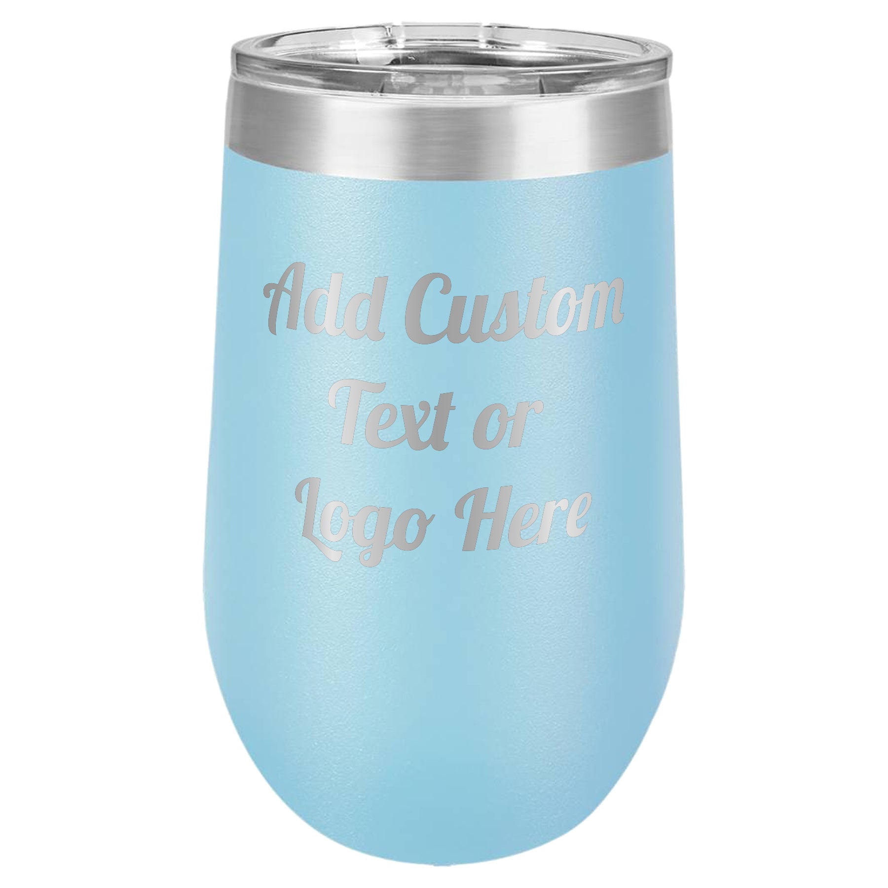 Light Blue/Silver | LTM807 | Add Custom Text or Logo Here
