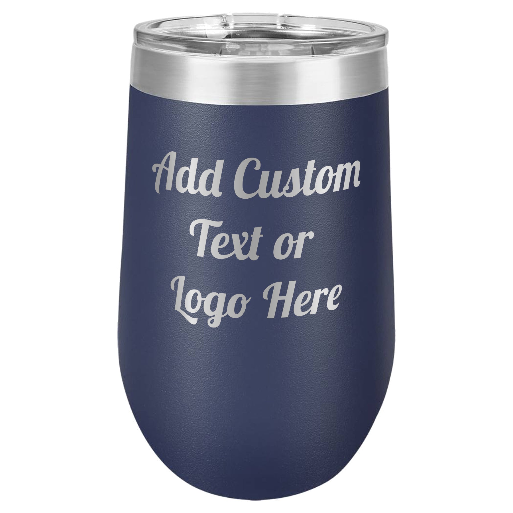 Navy Blue/Silver | LTM811 | Add Custom Text or Logo Here