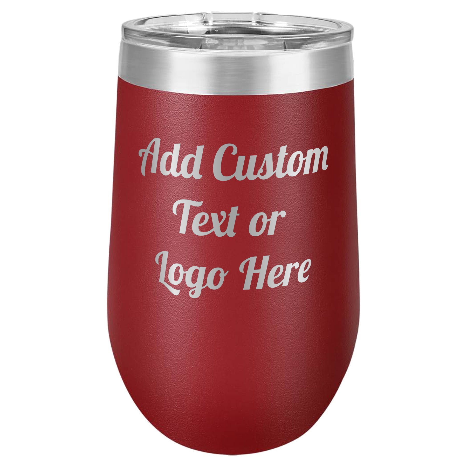 Maroon/Silver | LTM813 | Add Custom Text or Logo Here